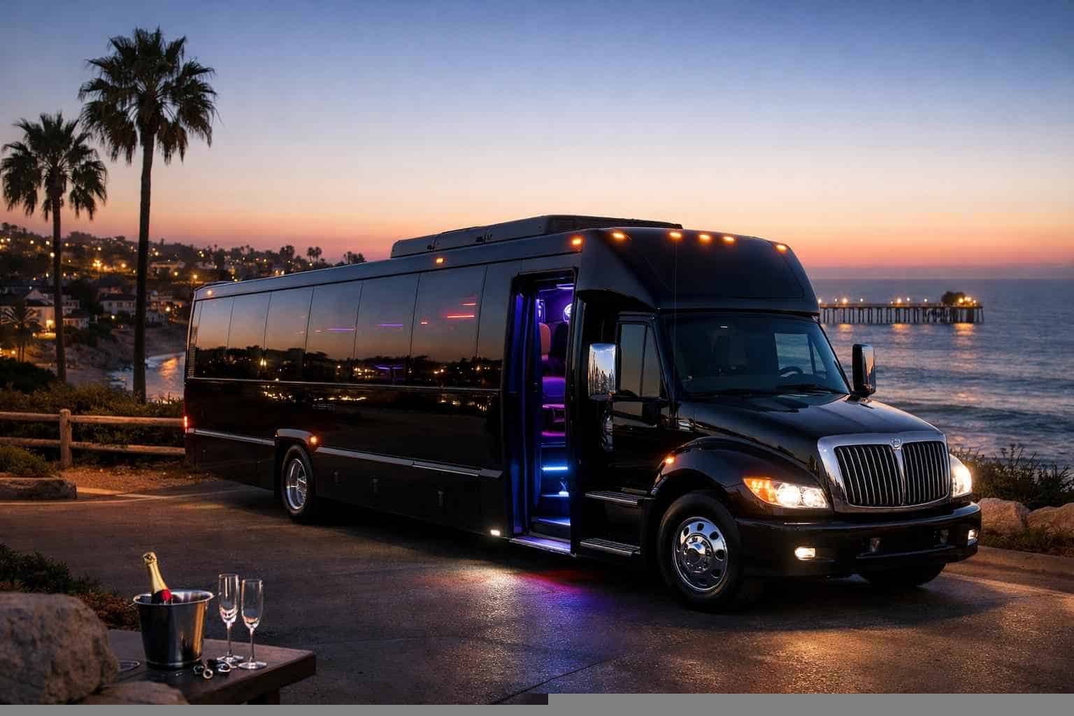 Black Party Buses in Carlsbad California