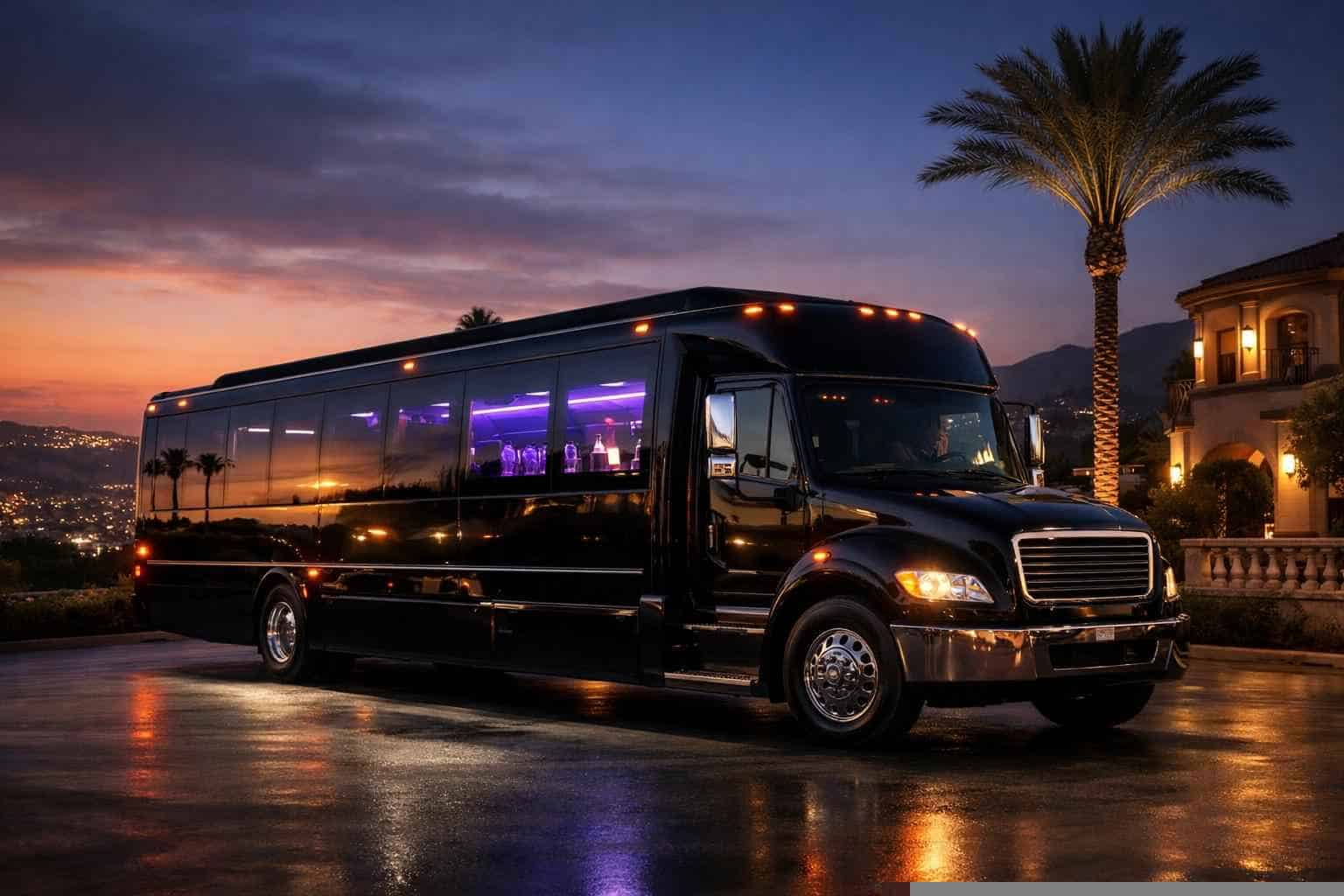Black Party Buses in El Cajon California