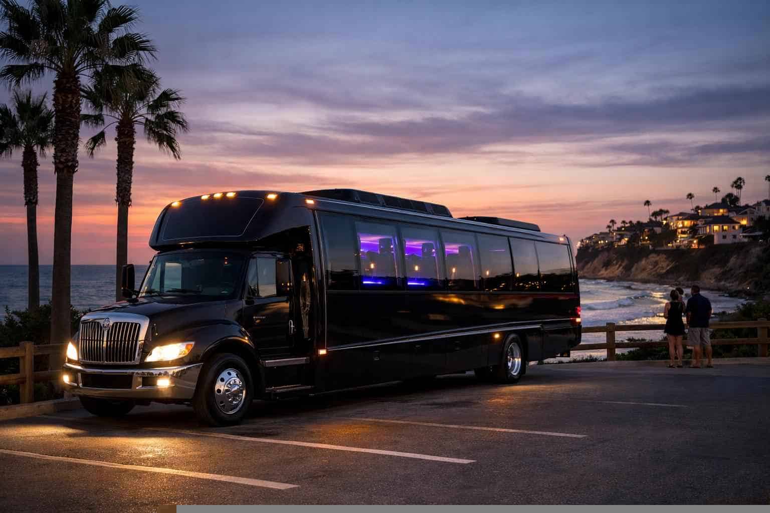 Black Party Buses in Encinitas California