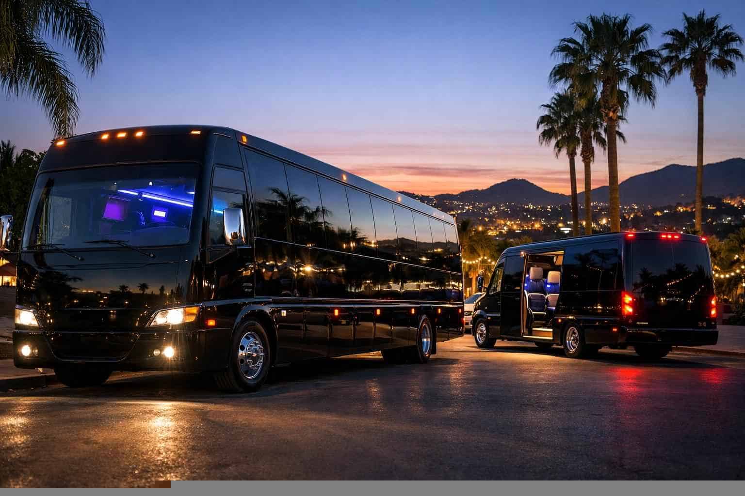 Black Party Buses in La Mesa California