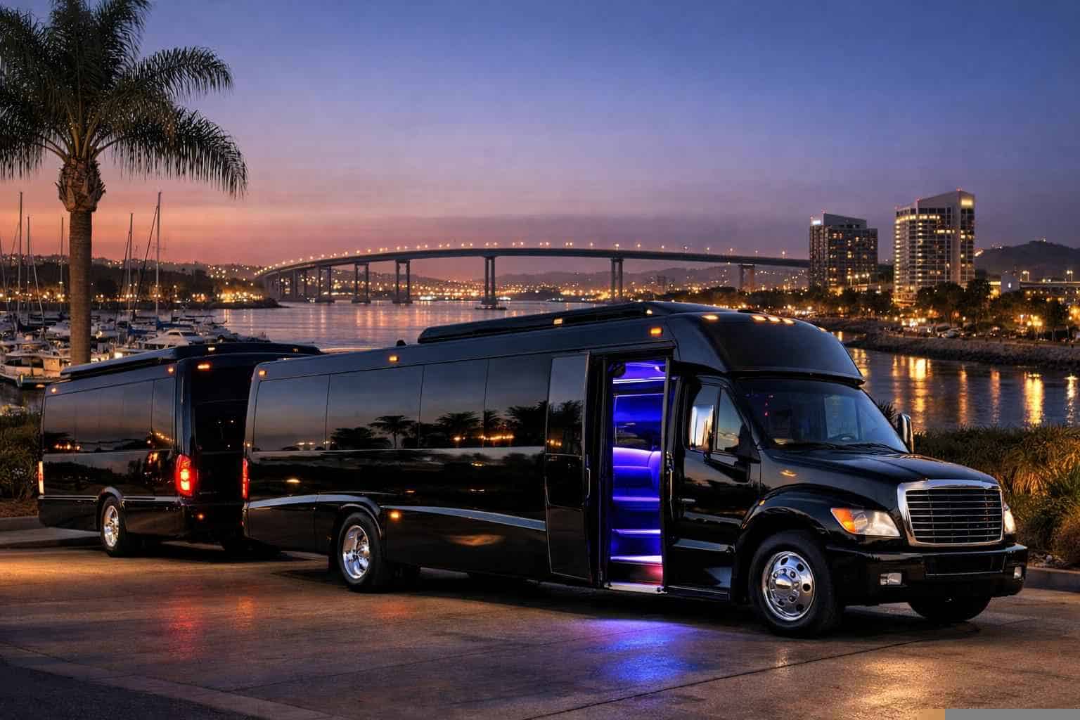 Black Party Buses in National City California