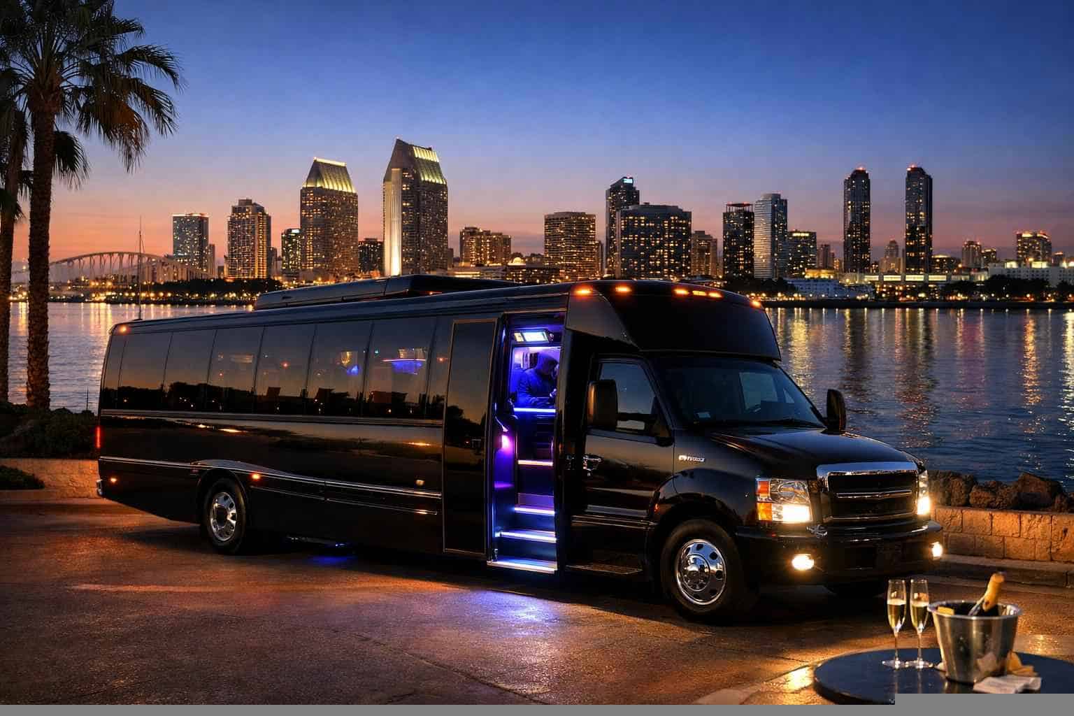 Black Party Buses in San Diego California