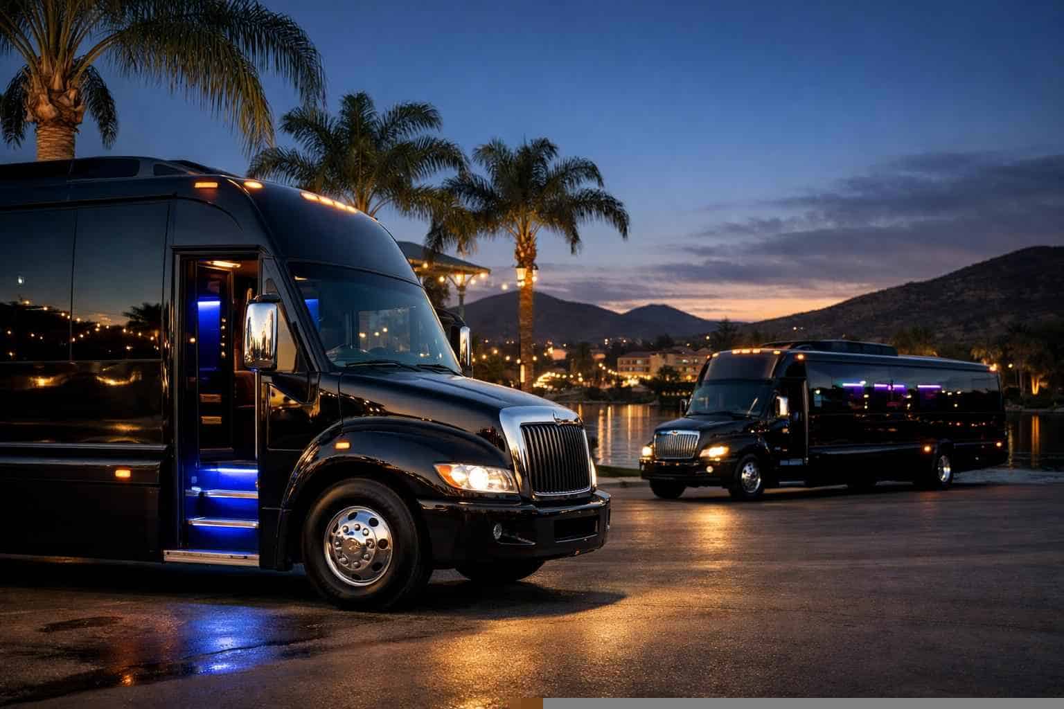 Black Party Buses in San Marcos California