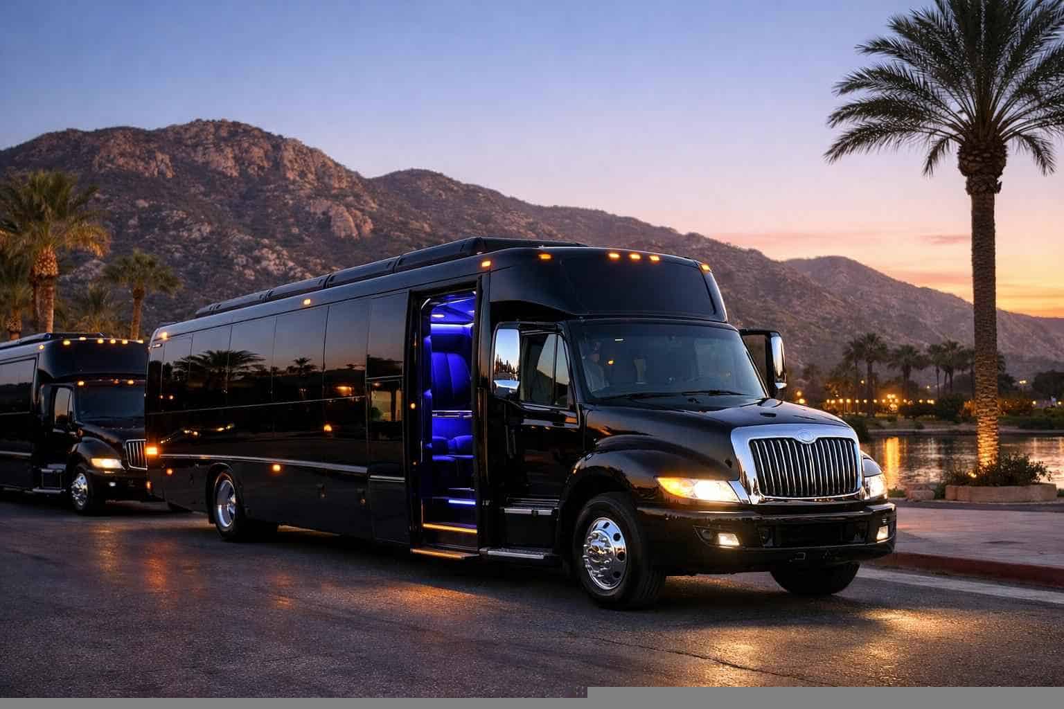 Black Party Buses in Santee California