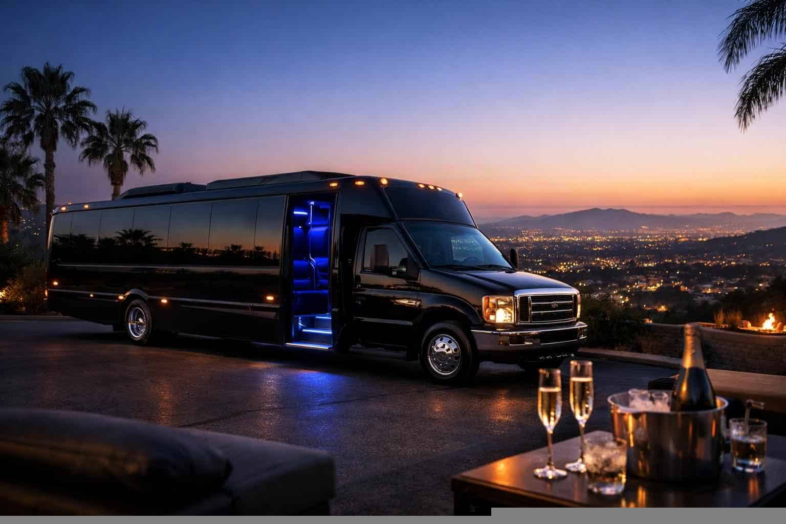 Black Party Buses in Vista California