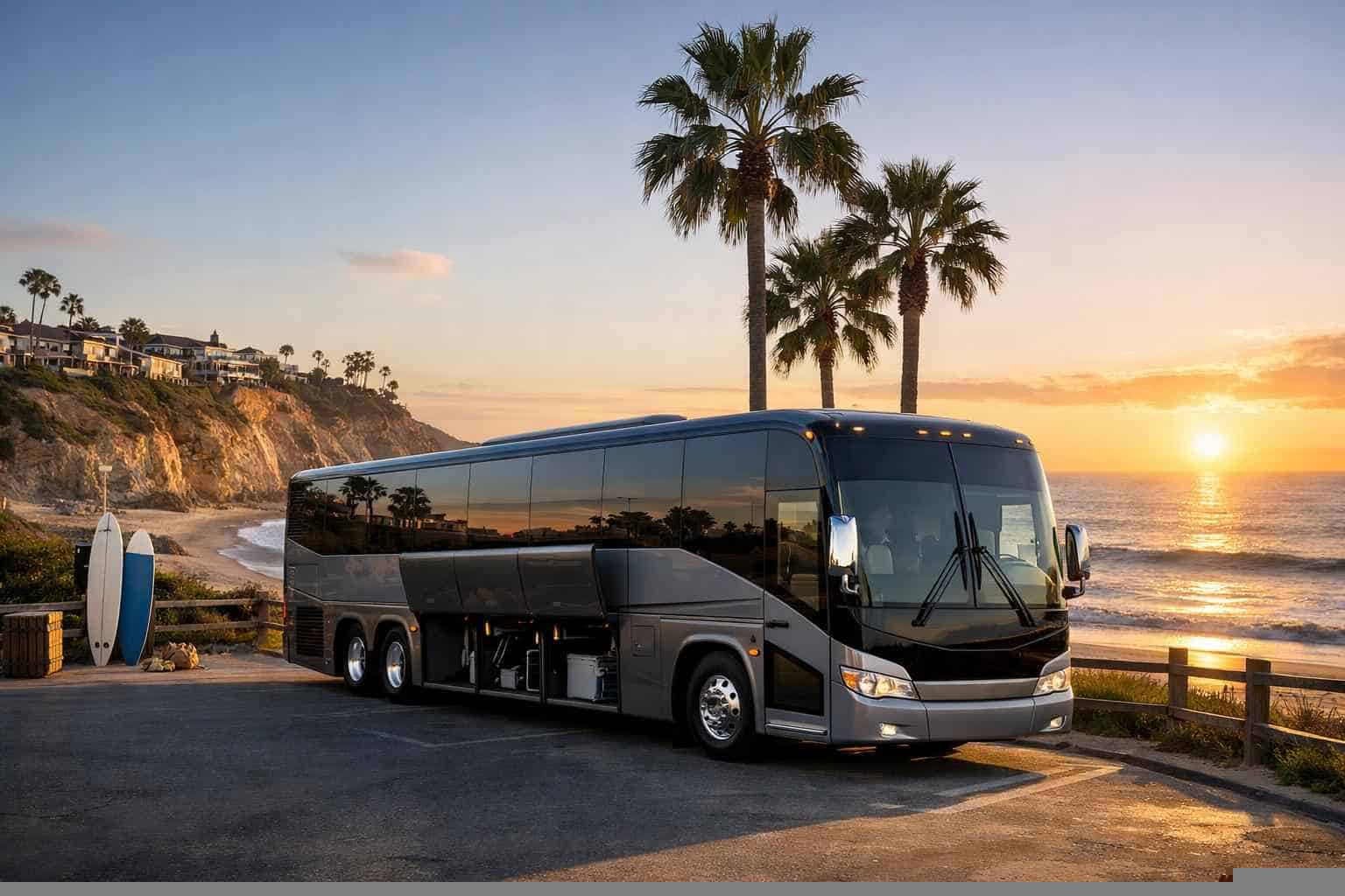 Bus Rental Near Me Solana Beach CA