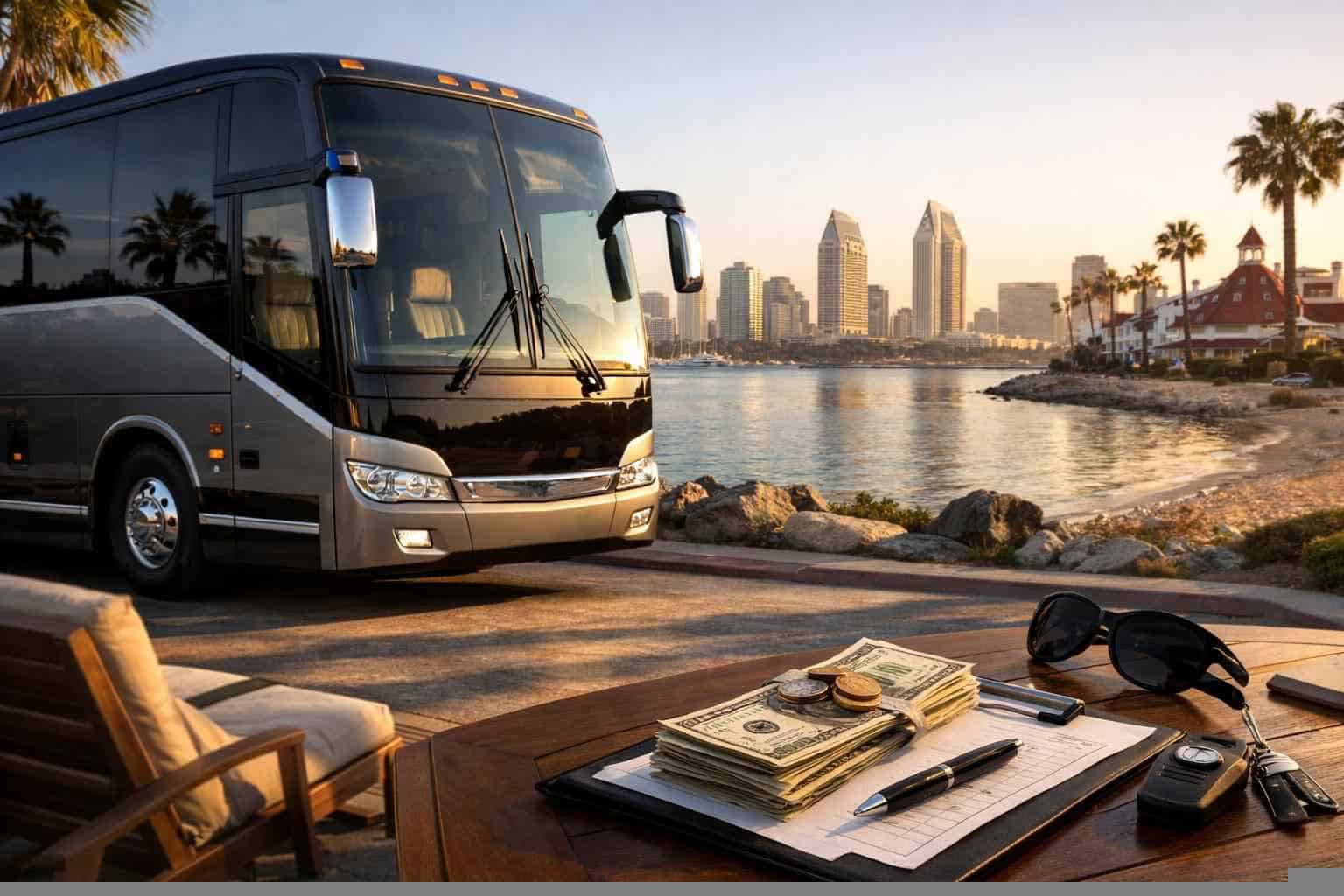 Bus Rental Prices in Coronado CA