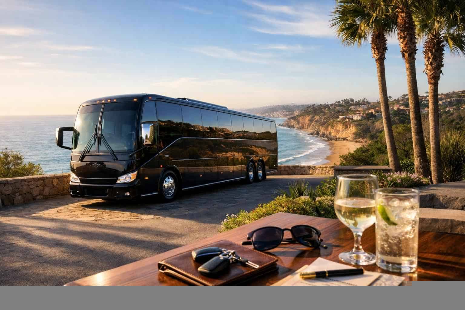 Bus Rental Prices in Del Mar CA