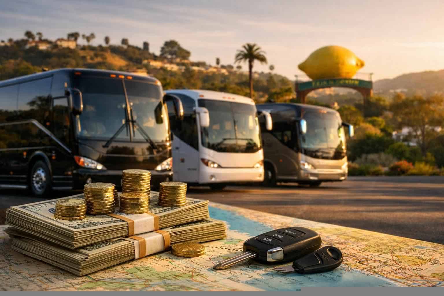 Bus Rental Prices in Lemon Grove CA