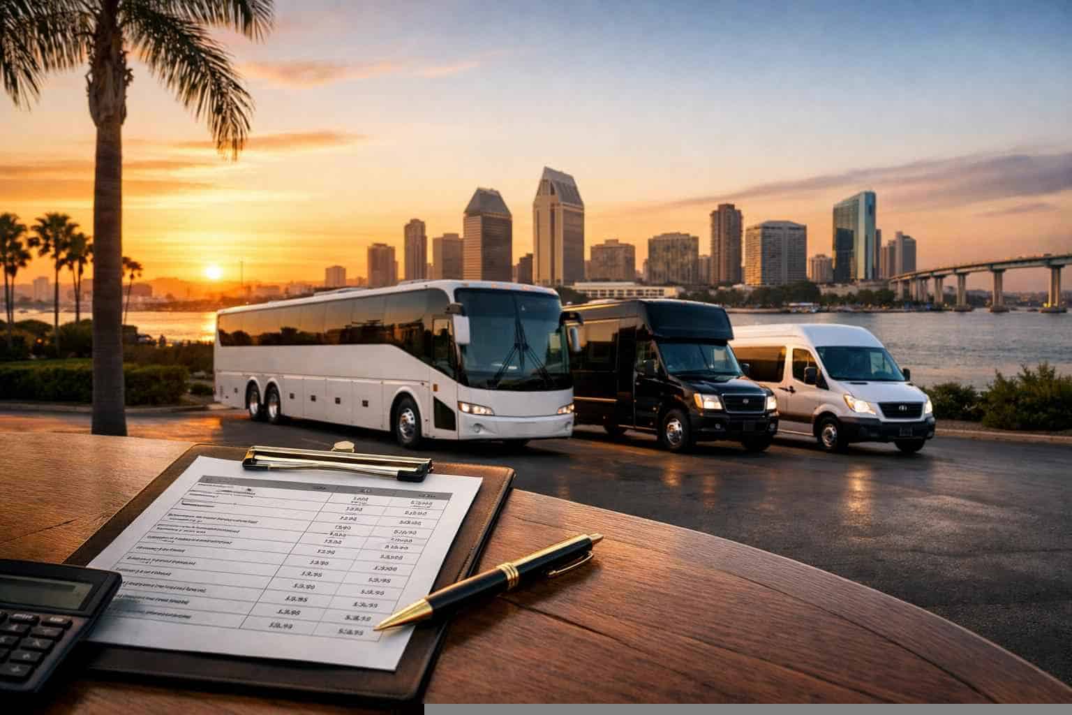 Bus Rental Prices in National City CA