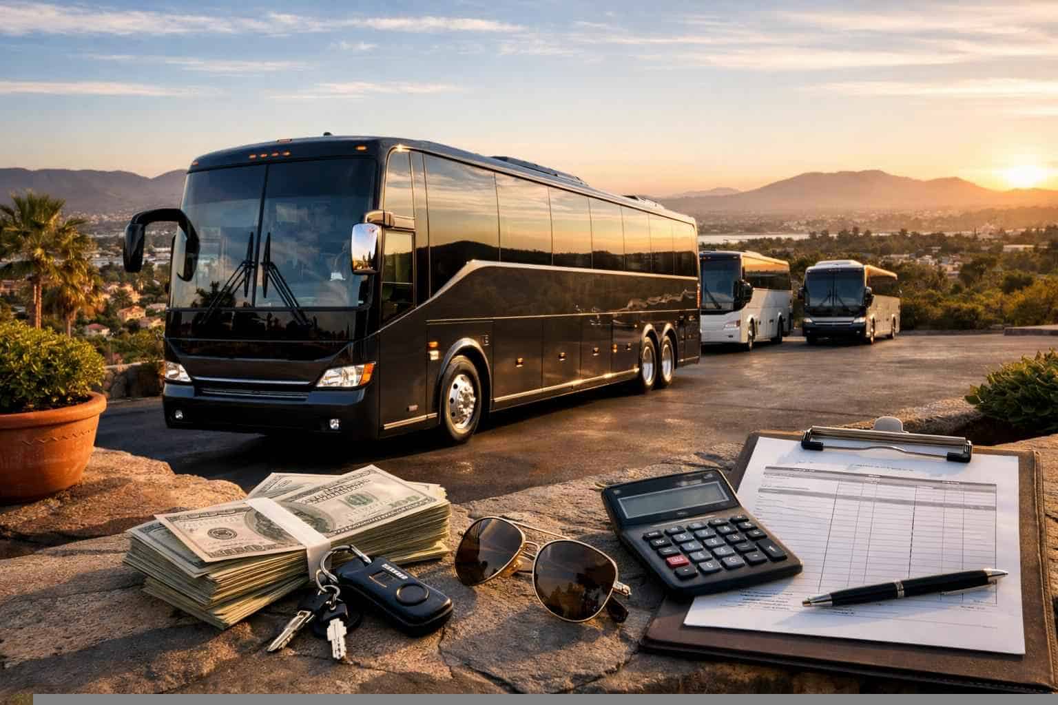 Bus Rental Prices in Vista CA