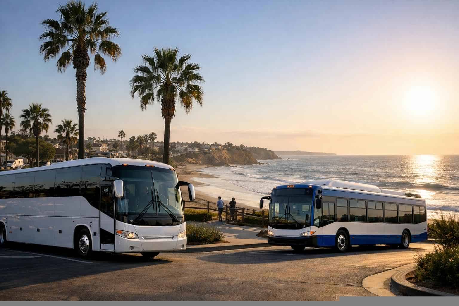 Buses in Carlsbad California