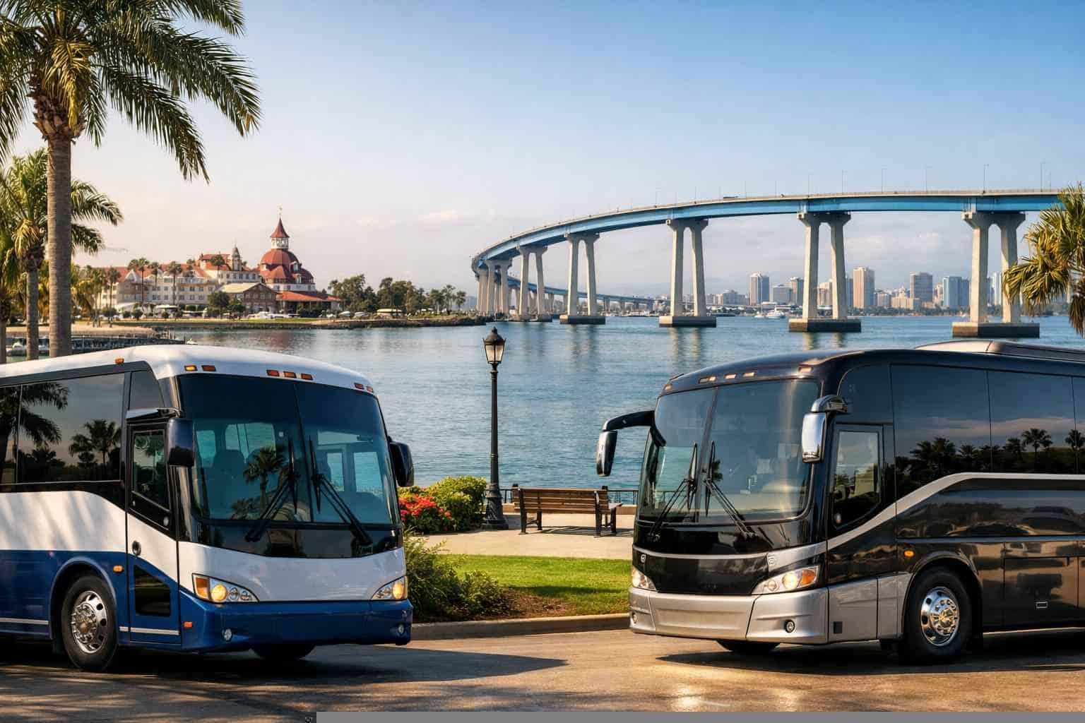 Buses in Coronado California