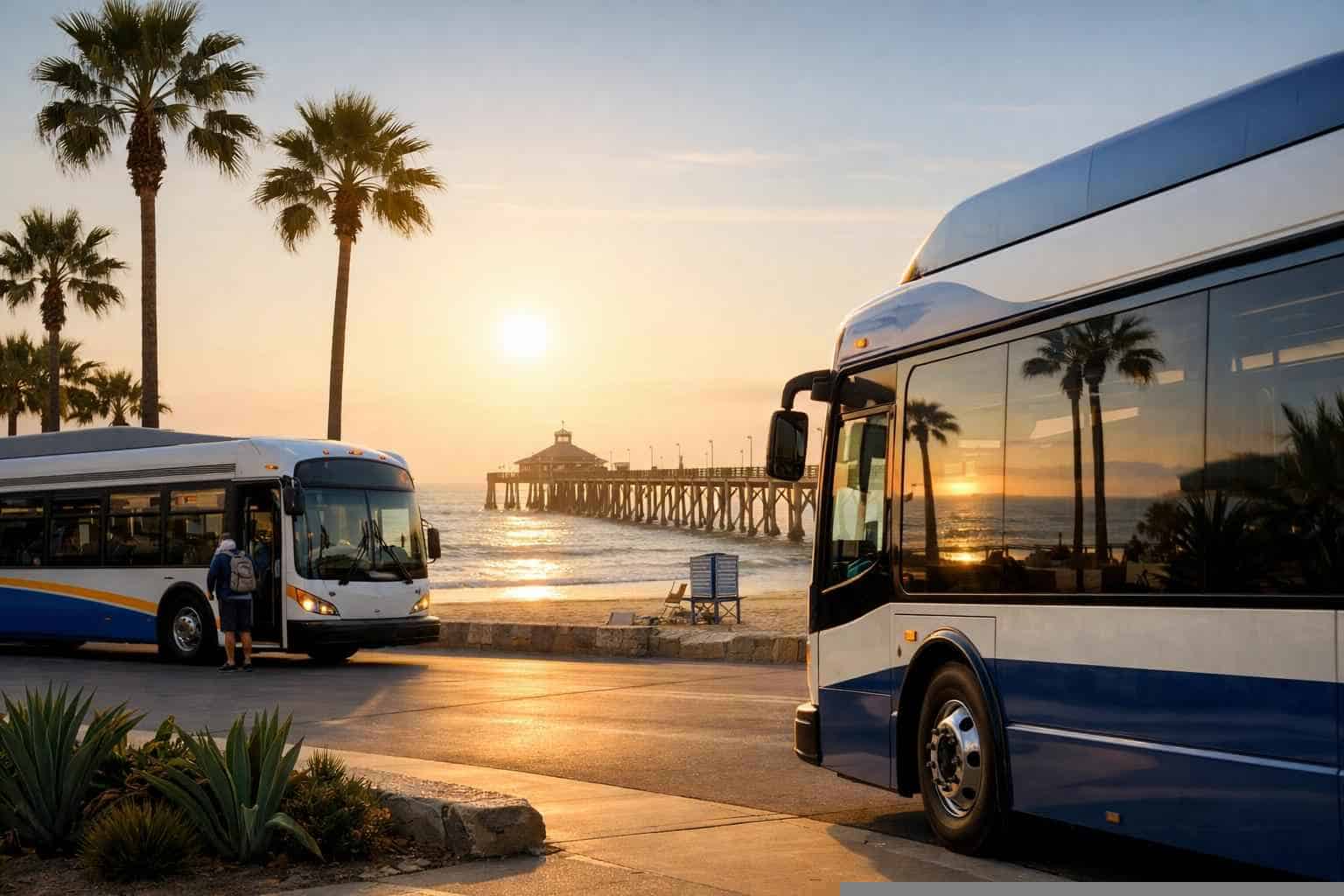 Buses in Imperial Beach California