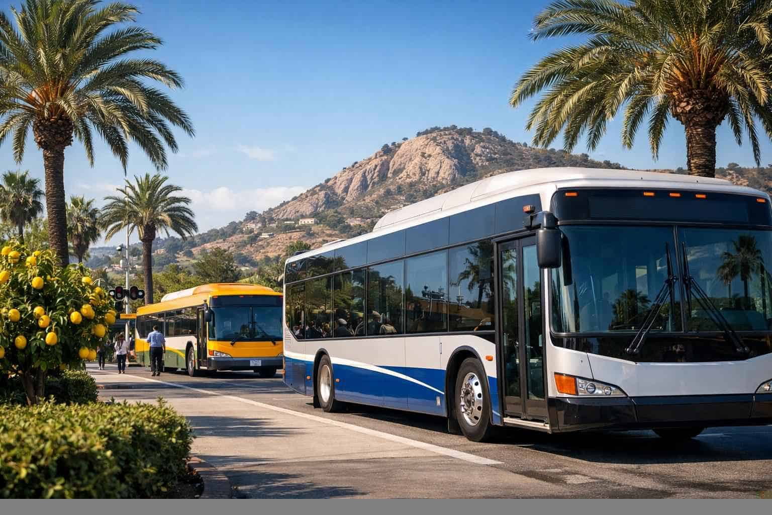 Buses in Lemon Grove California
