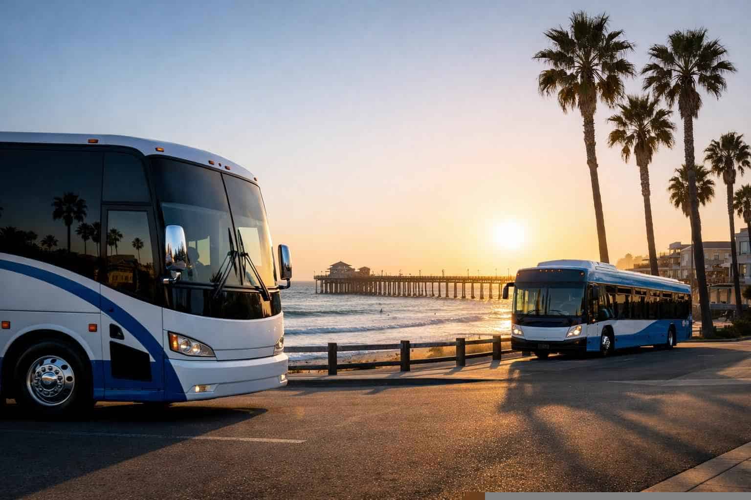 Buses in Oceanside California