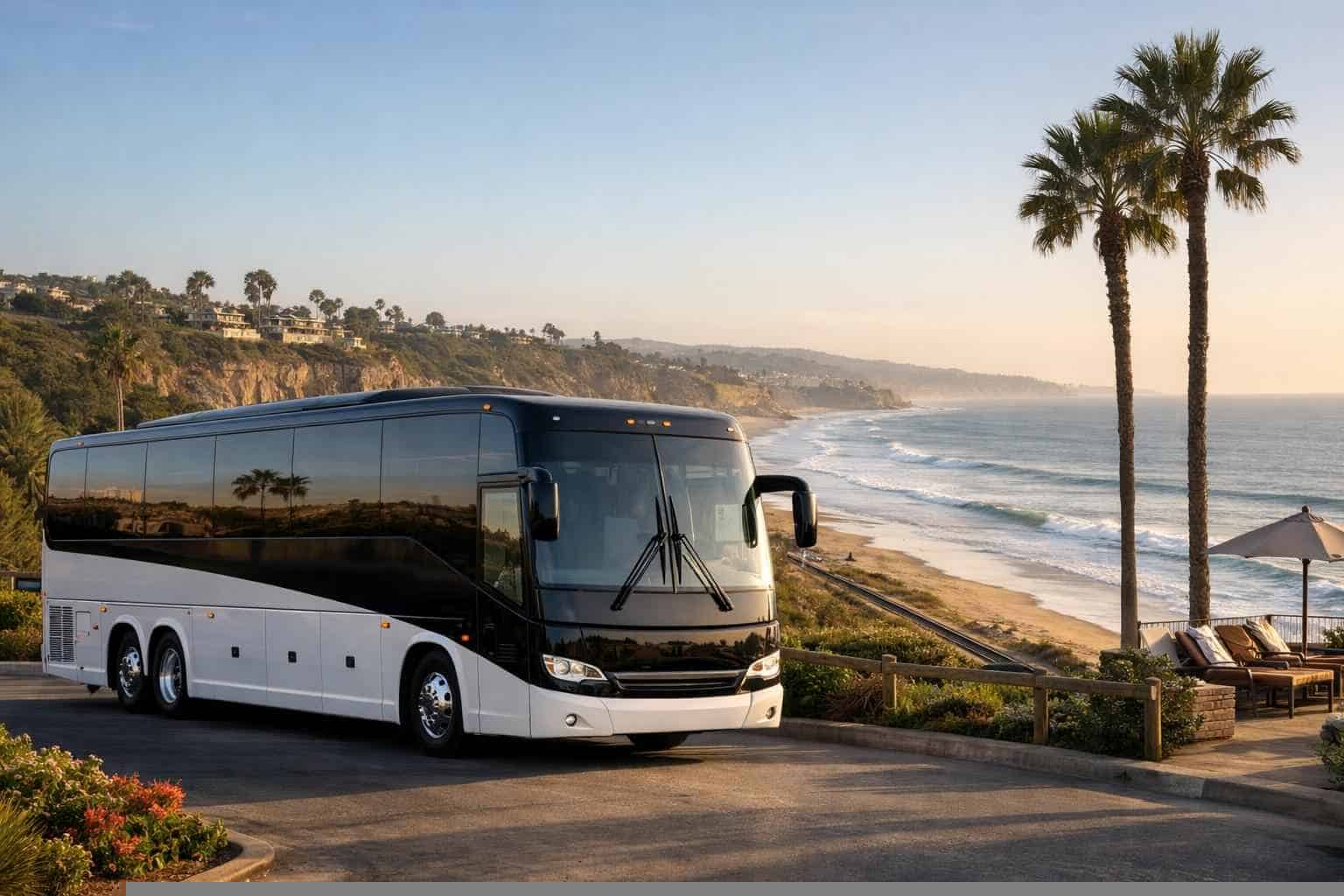 Charter Bus Rental Del Mar CA