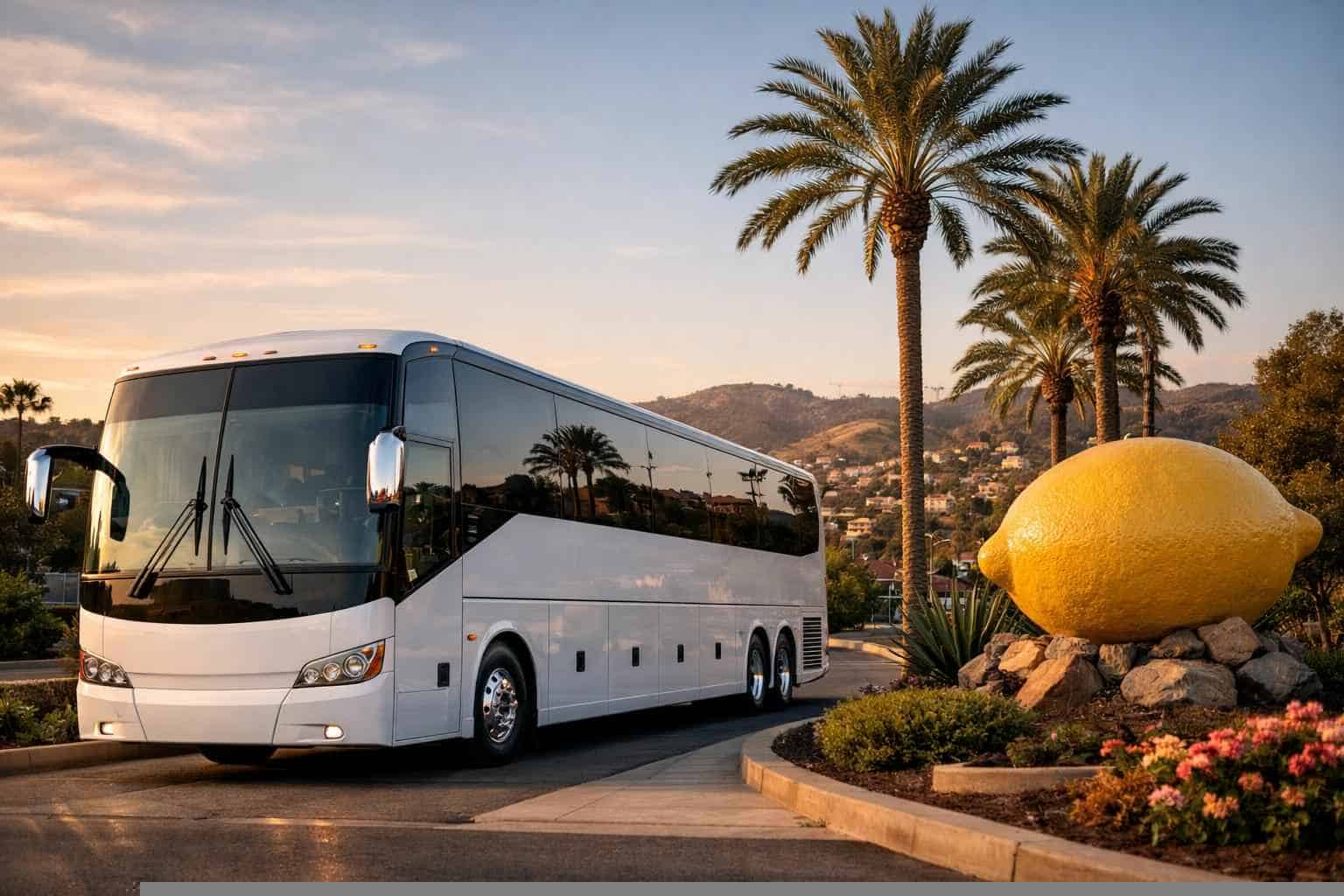 Charter Bus Rental Lemon Grove CA