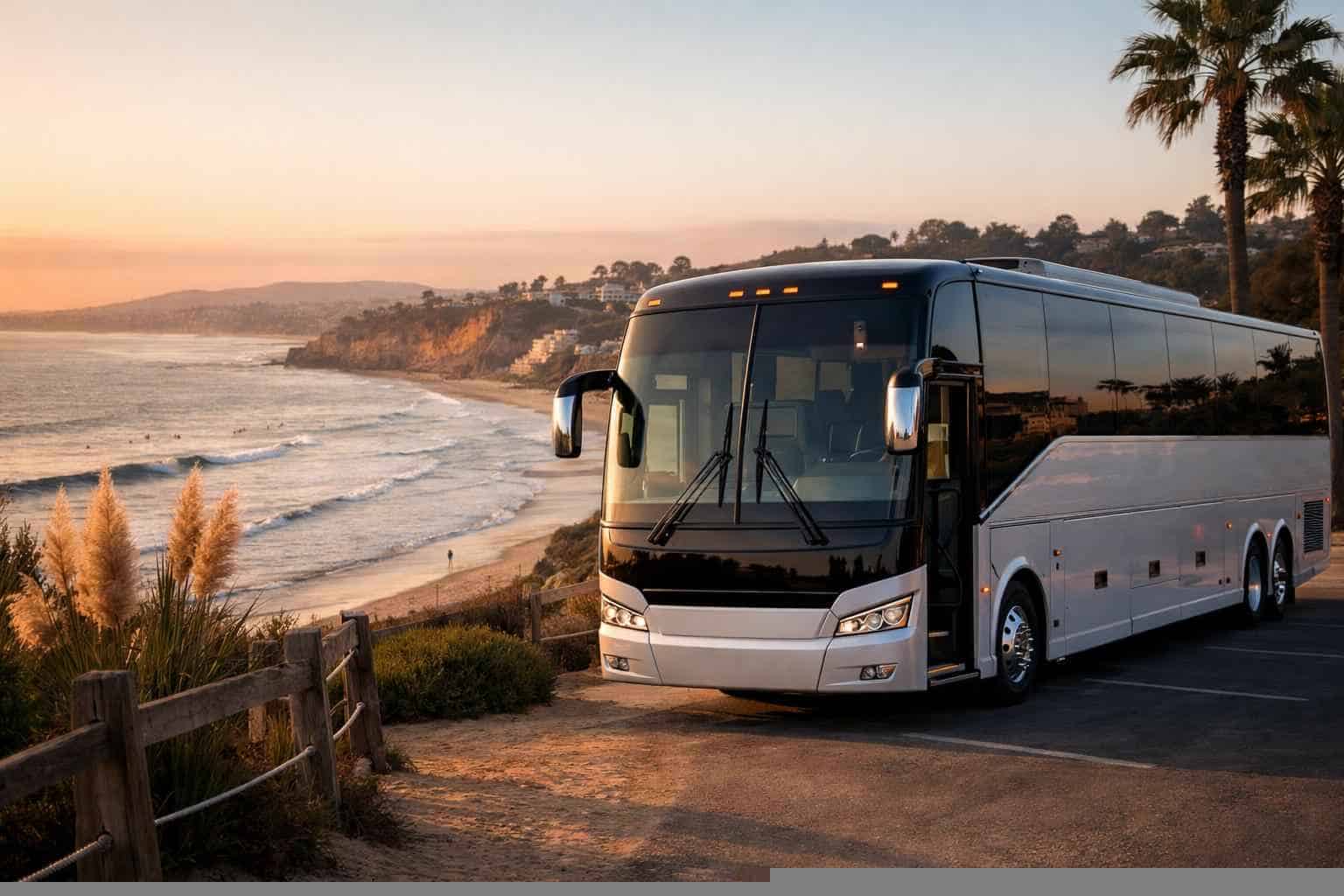 Charter Bus Rental Near Me Del Mar CA