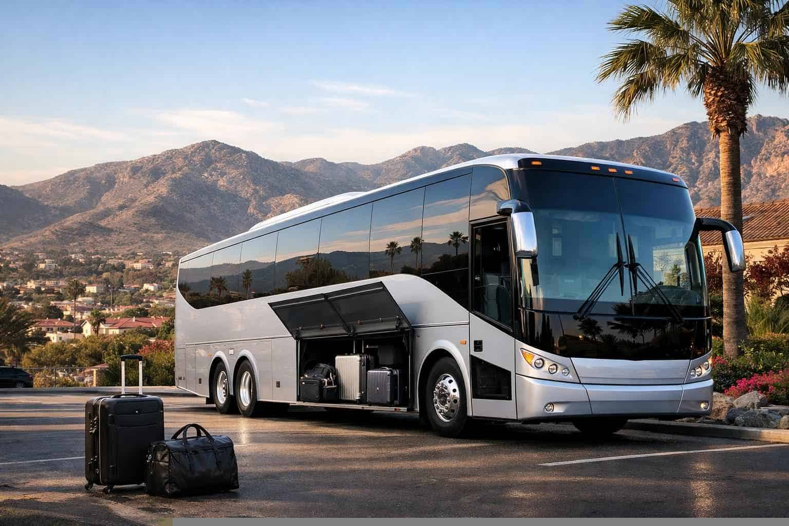 Charter Bus Rental Near Me El Cajon CA