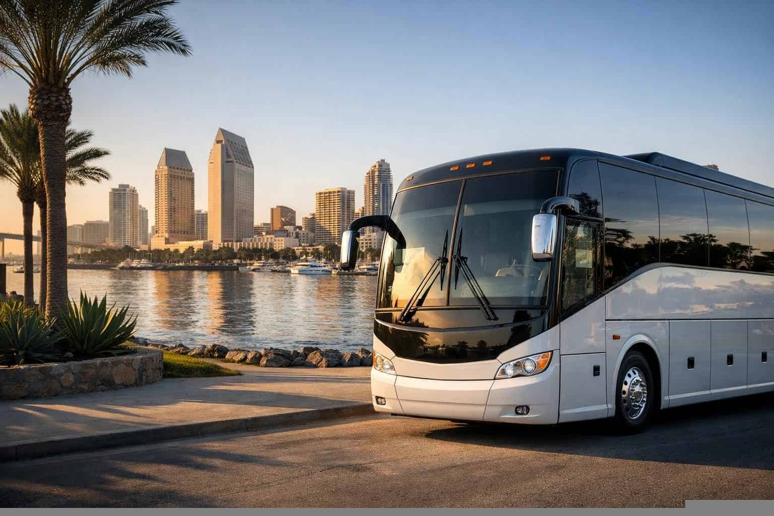 Charter Bus Rental Near Me National City CA