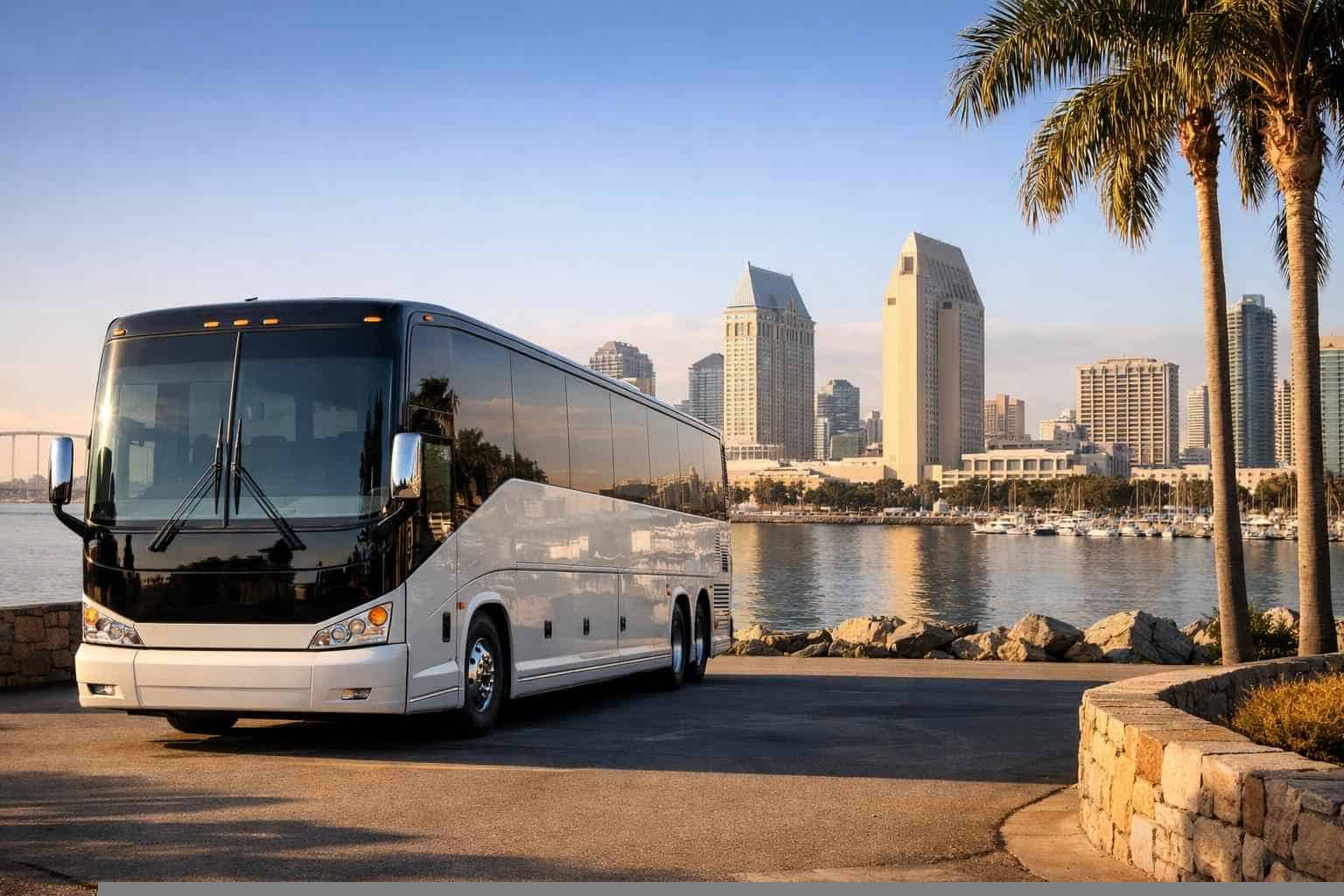 Charter Bus Rental Near Me San Diego CA