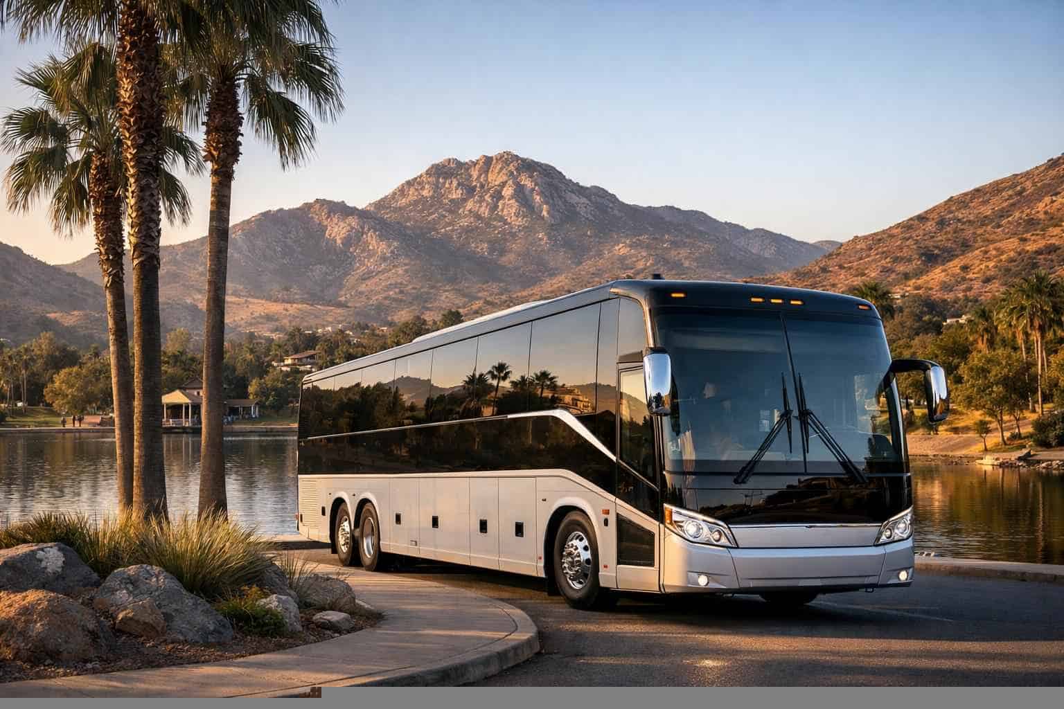 Charter Bus Rental Near Me Santee CA