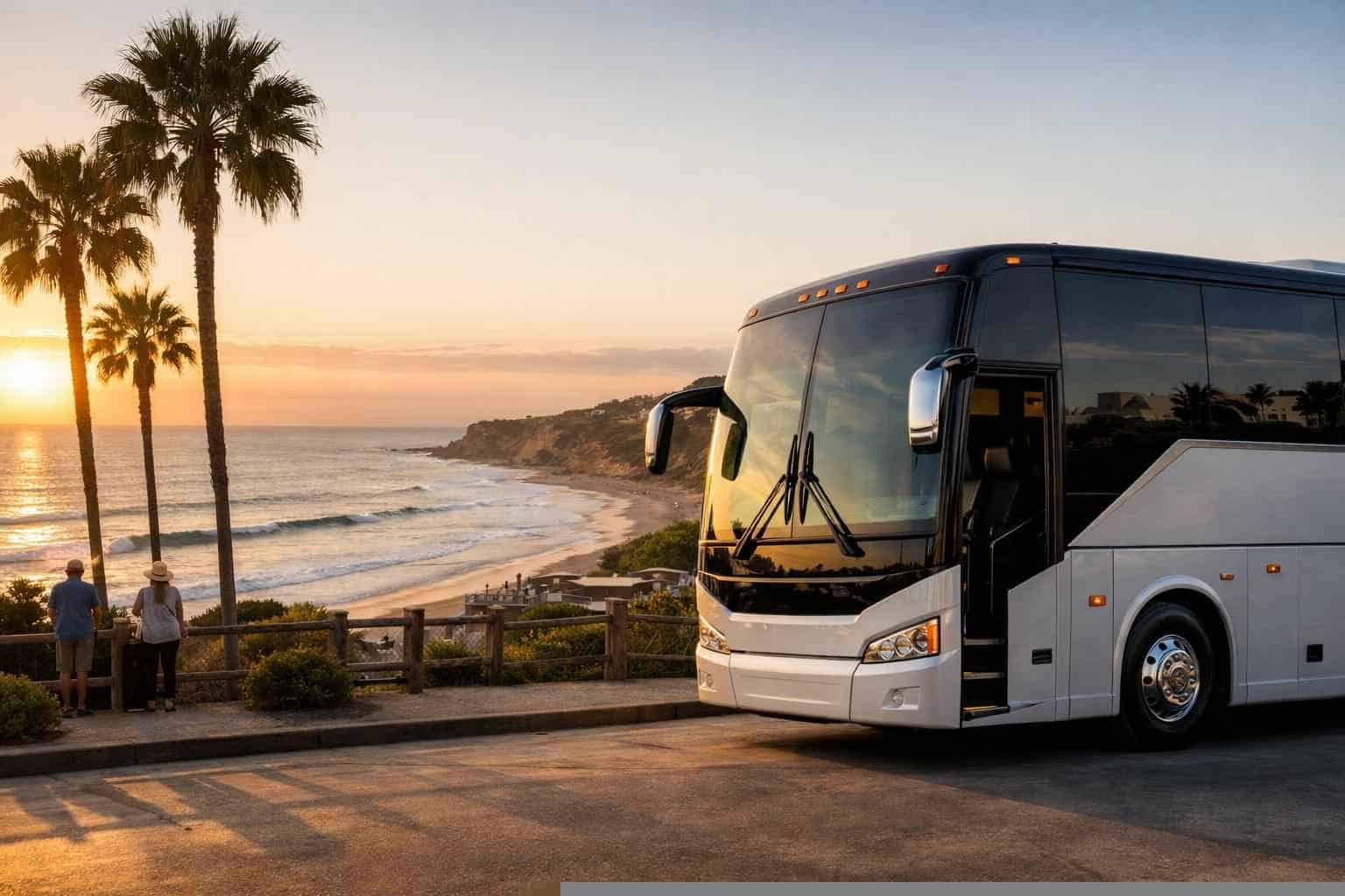 Charter Bus Rental Near Me Solana Beach CA