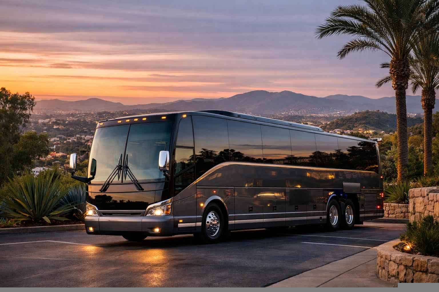 Charter Bus Rental Near Me Vista CA