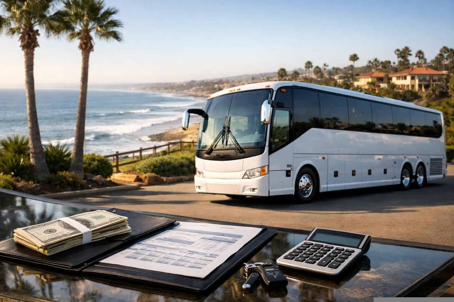 Charter Bus Rental Prices in Carlsbad CA