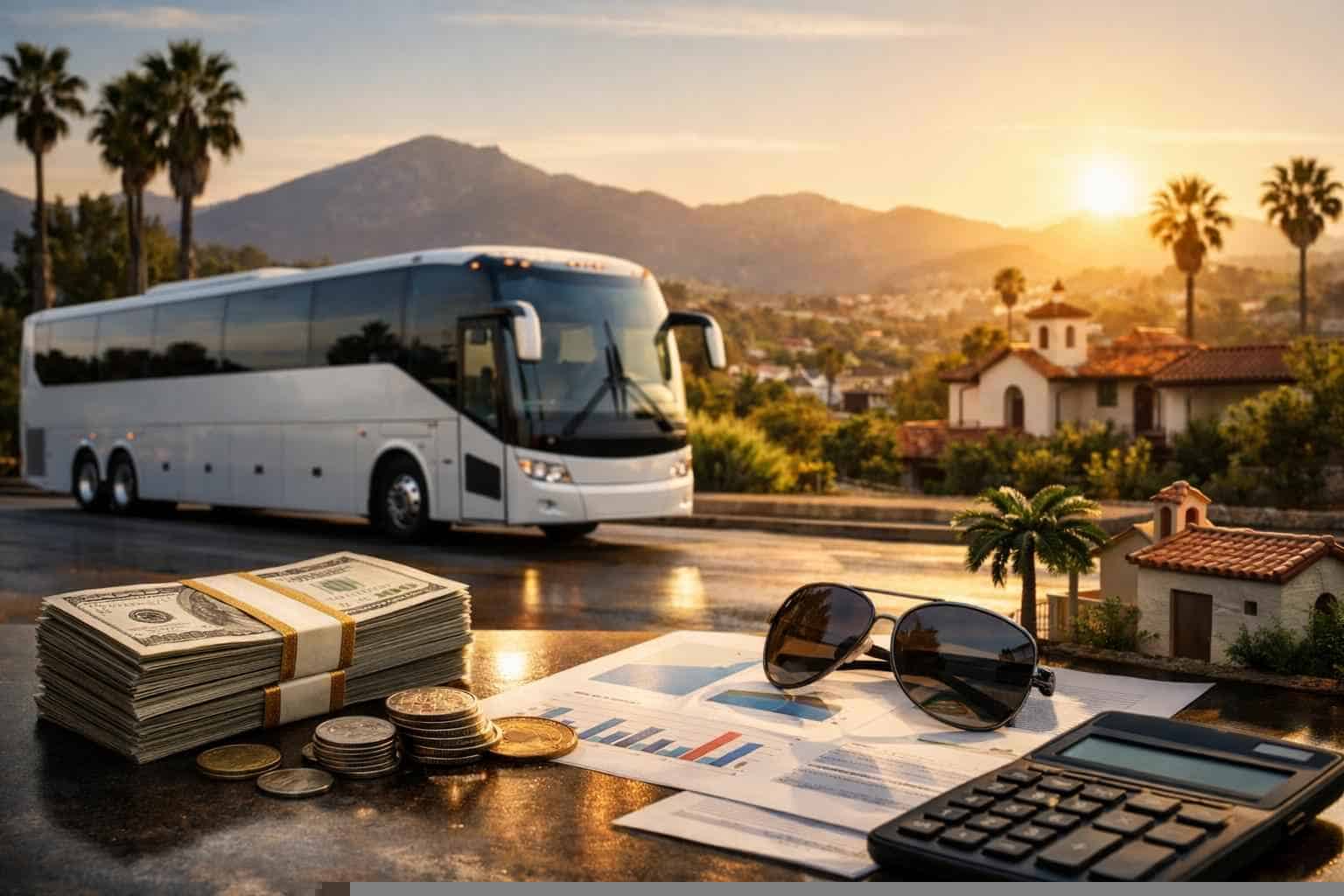 Charter Bus Rental Prices in Escondido CA