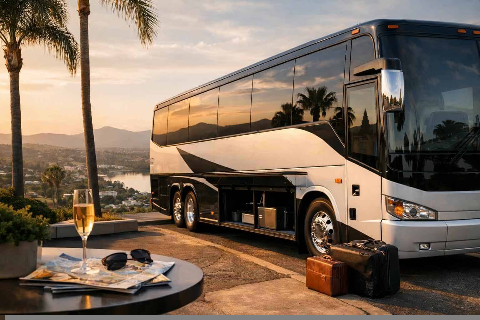 Charter Bus Rental Prices in La Mesa CA