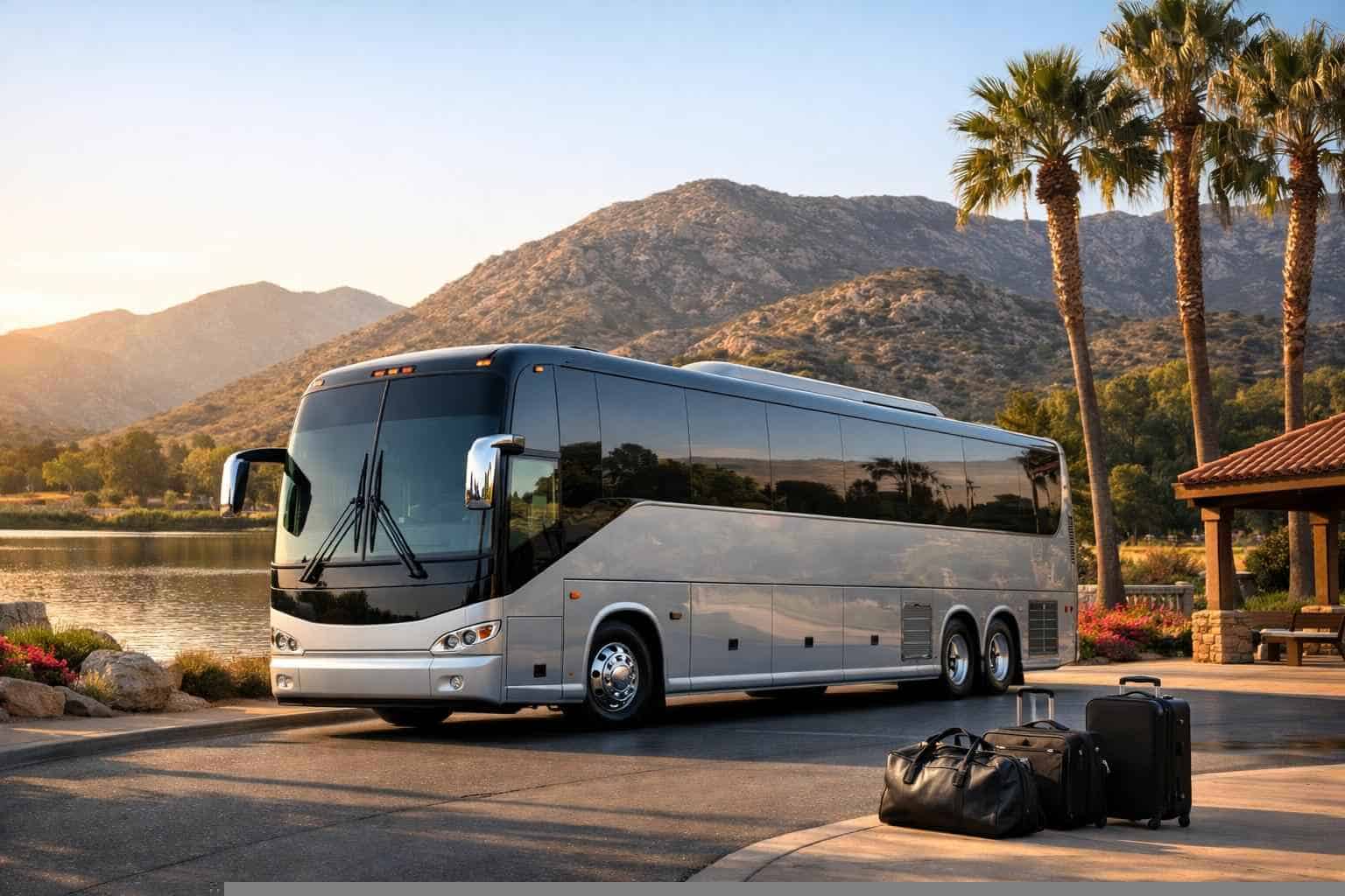 Charter Bus Rental Santee CA