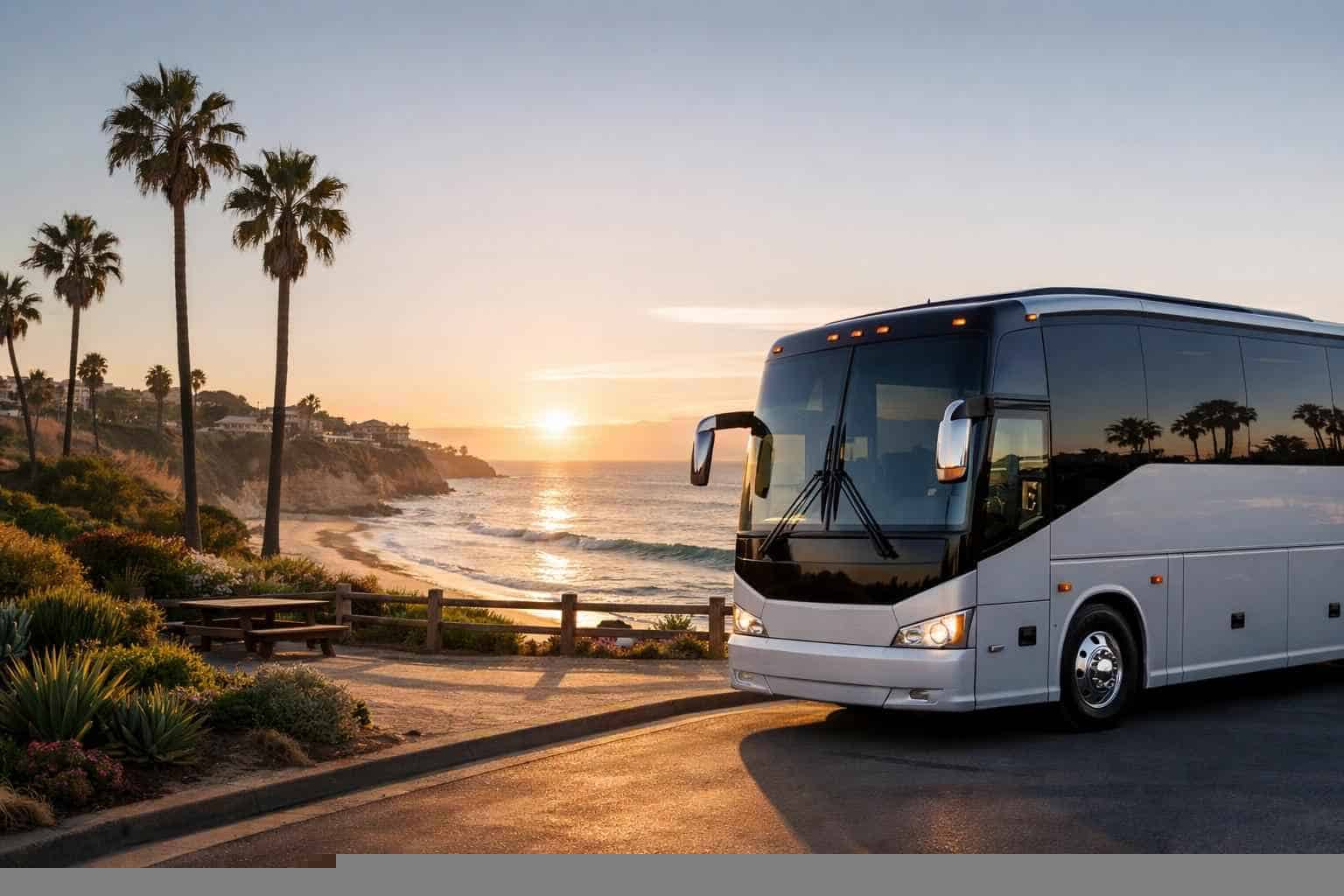 Charter Bus Rental Solana Beach CA