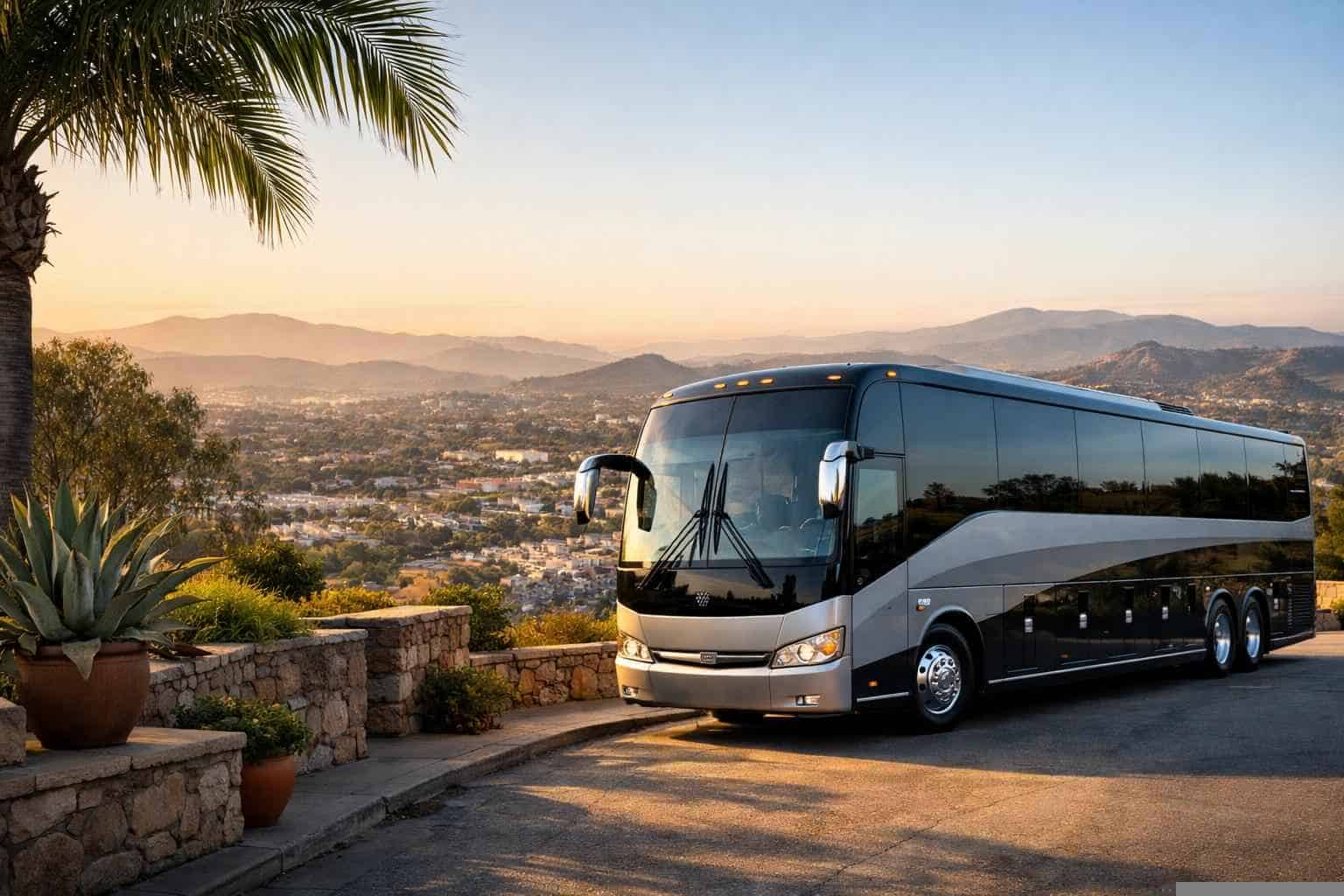 Charter Bus Rental Vista CA