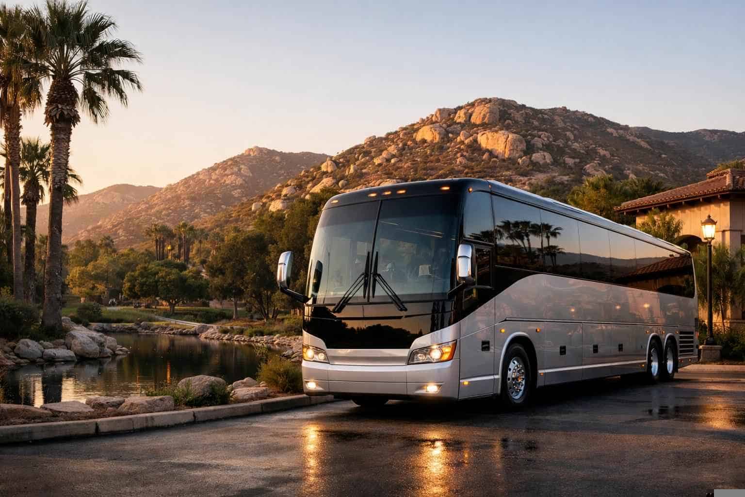 Charter Bus Service Poway CA