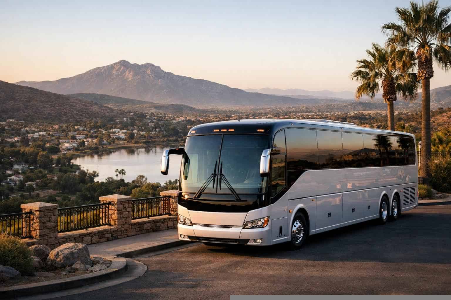 Charter Bus Service Santee CA