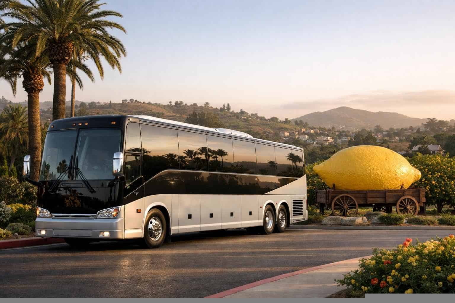 Charter Buses in Lemon Grove California