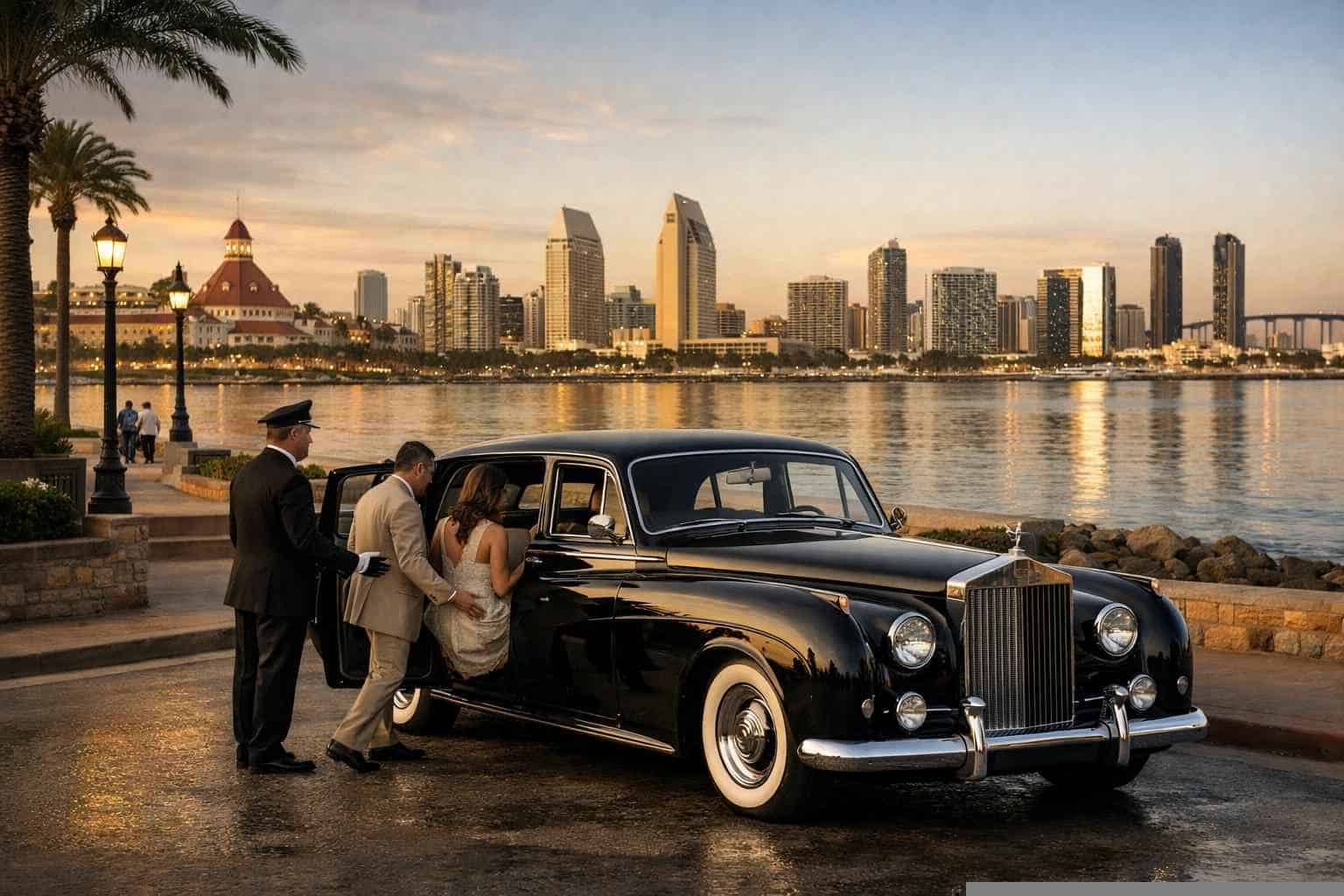Chauffeured Classic Car Rental Coronado CA