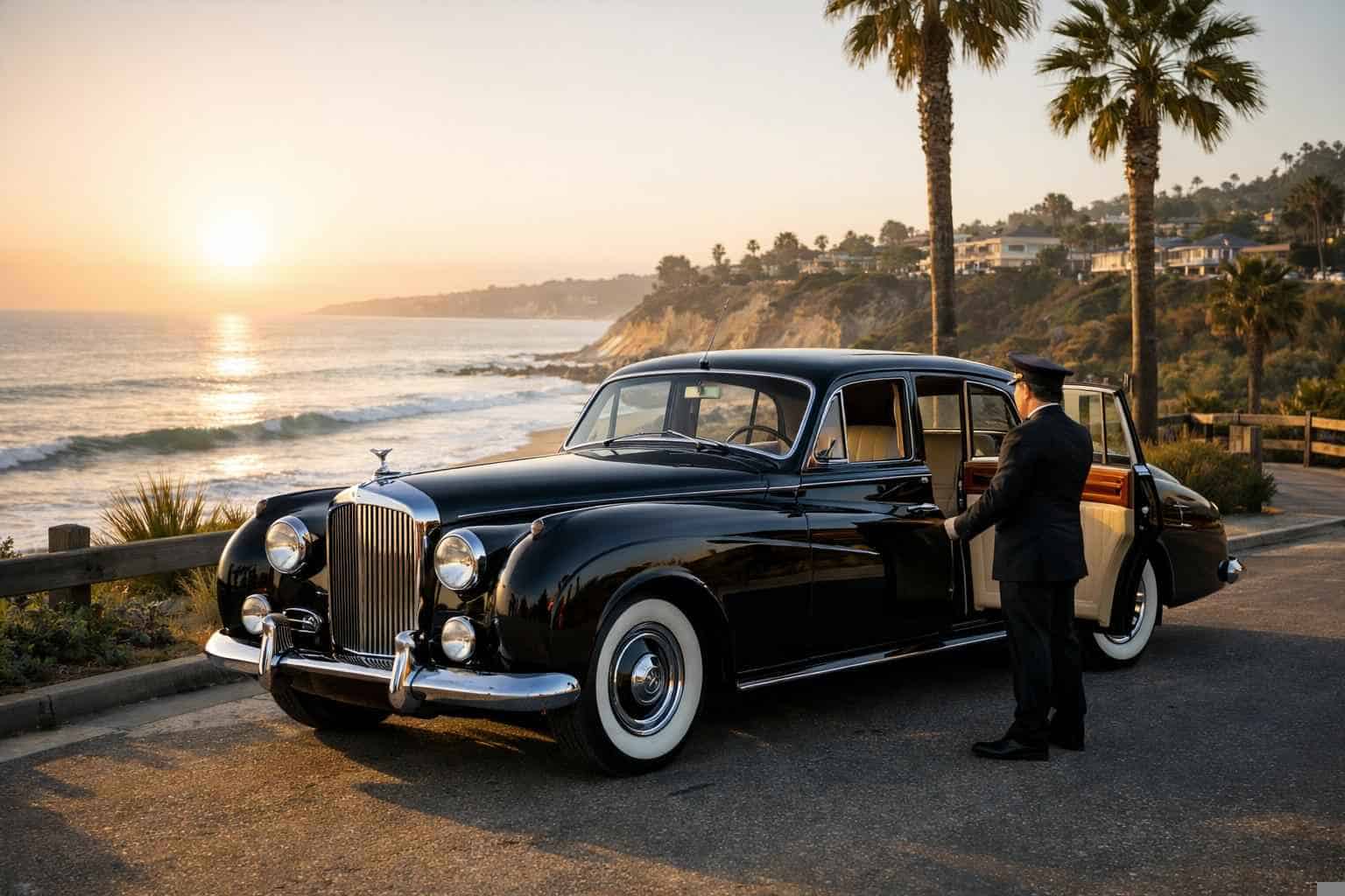 Chauffeured Classic Car Rental Solana Beach CA