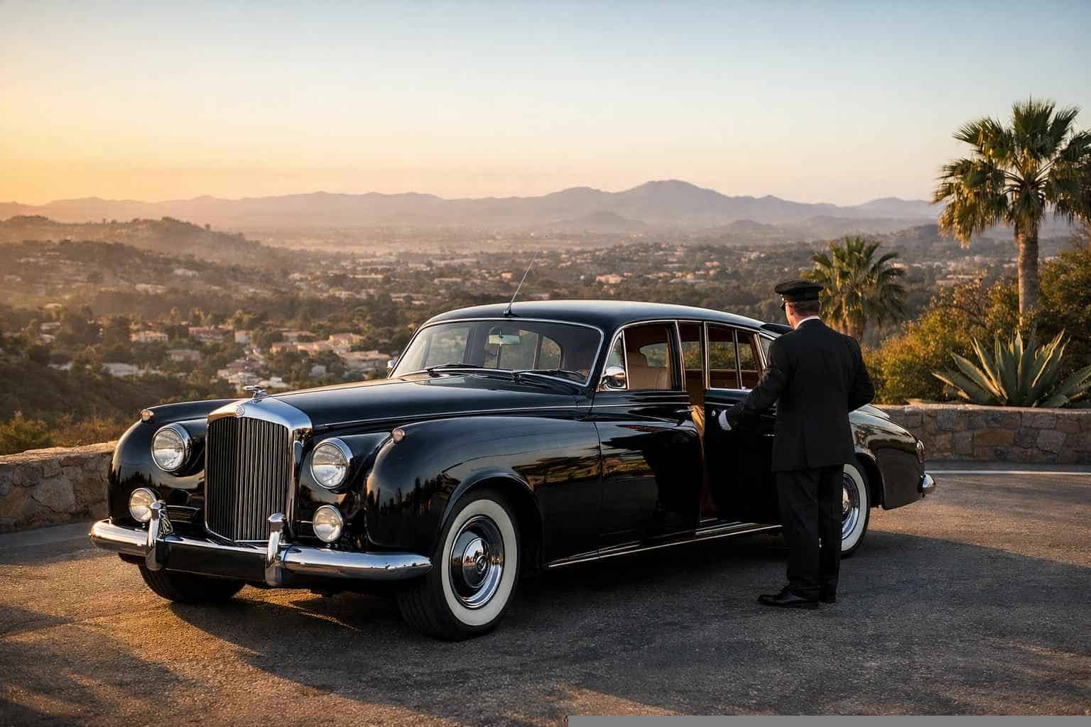 Chauffeured Classic Car Rental Vista CA