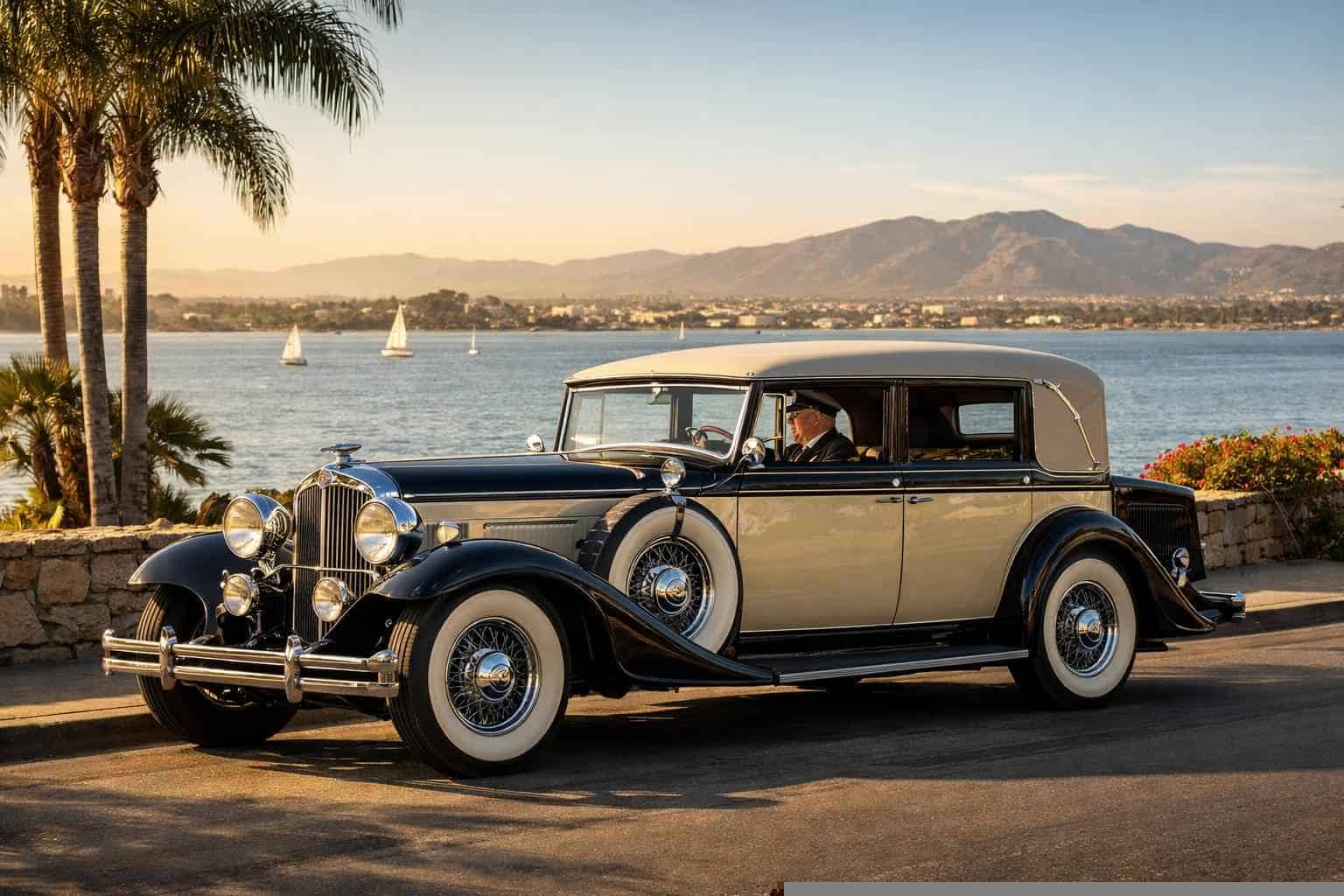 Chula Vista CA Antique Vehicle Rental with Driver