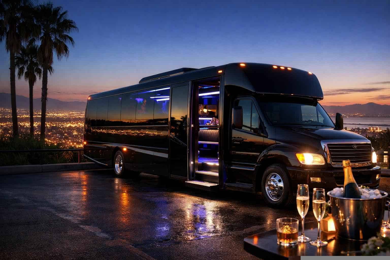 Chula Vista CA Limo Bus Rental