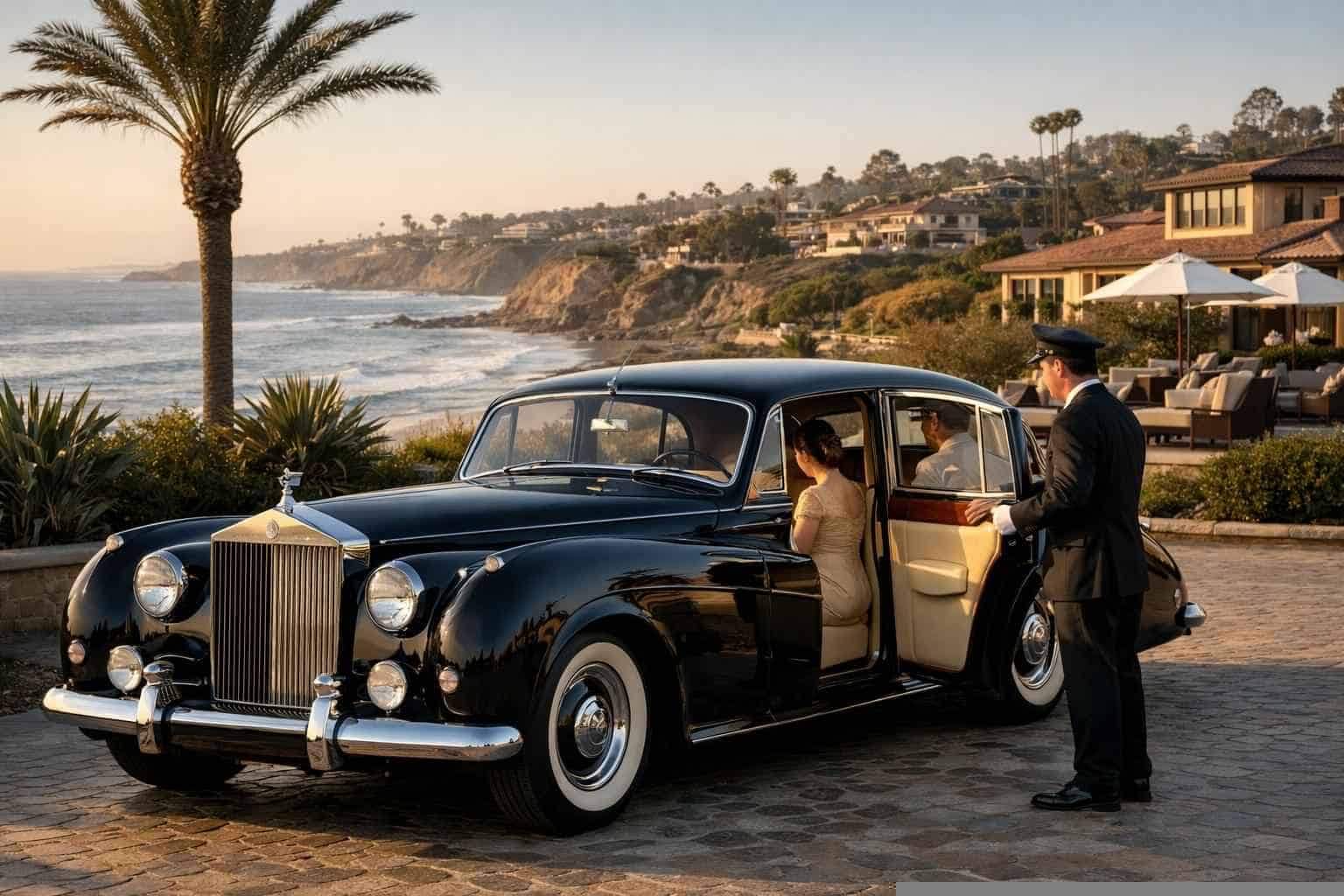 Classic Car Chauffeur Service Near Me Del Mar CA