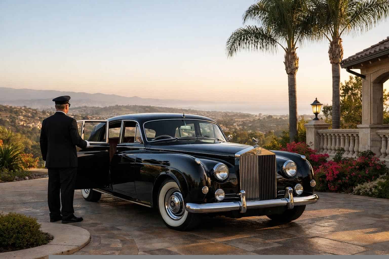 Classic Car Chauffeur Service Near Me Vista CA
