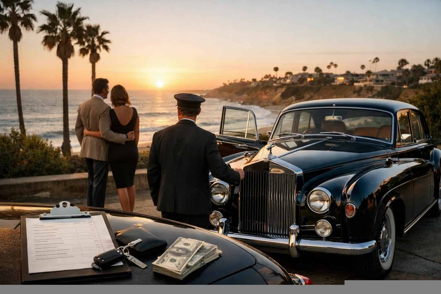 Classic Car Chauffeur Service Prices in Encinitas CA