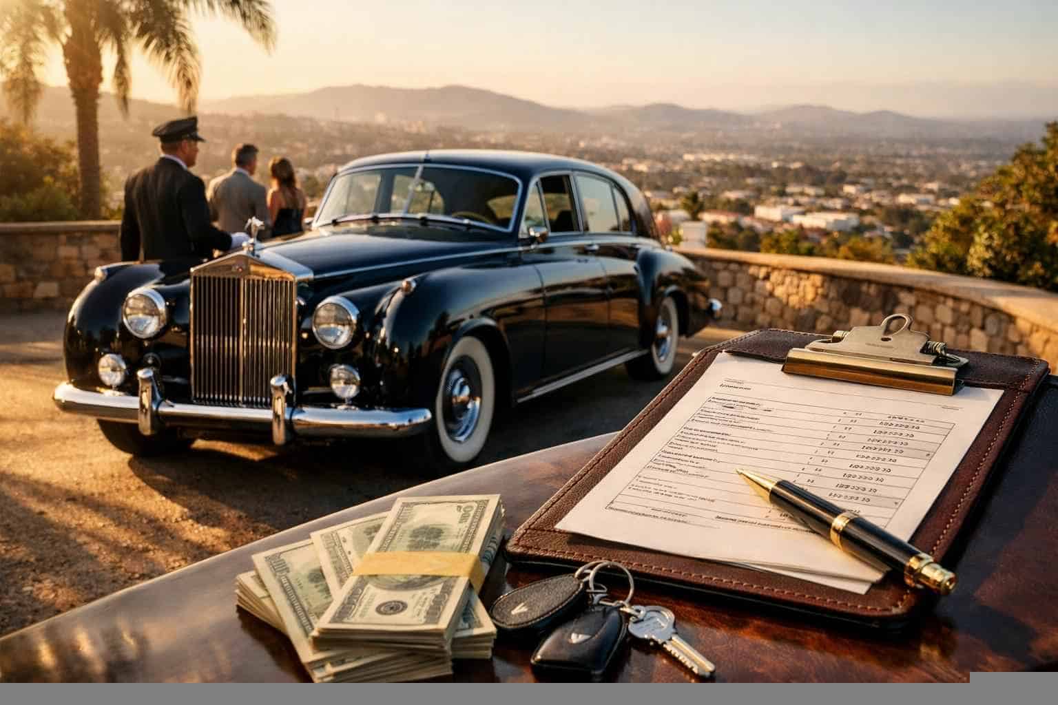 Classic Car Chauffeur Service Prices in La Mesa CA