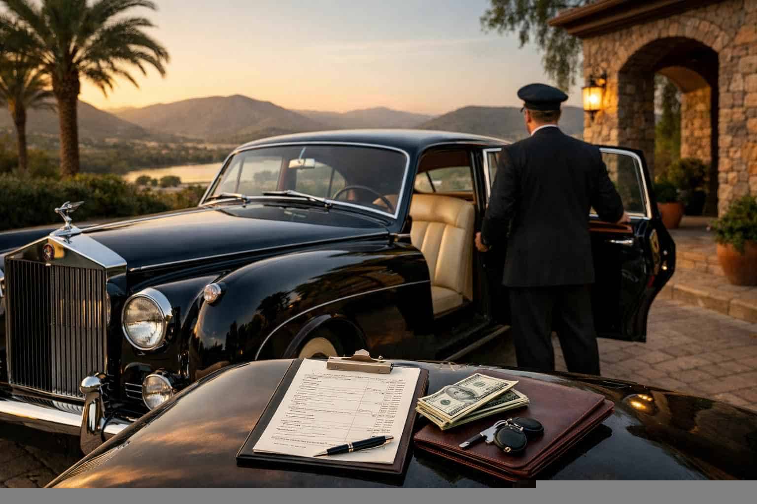 Classic Car Chauffeur Service Prices in Santee CA