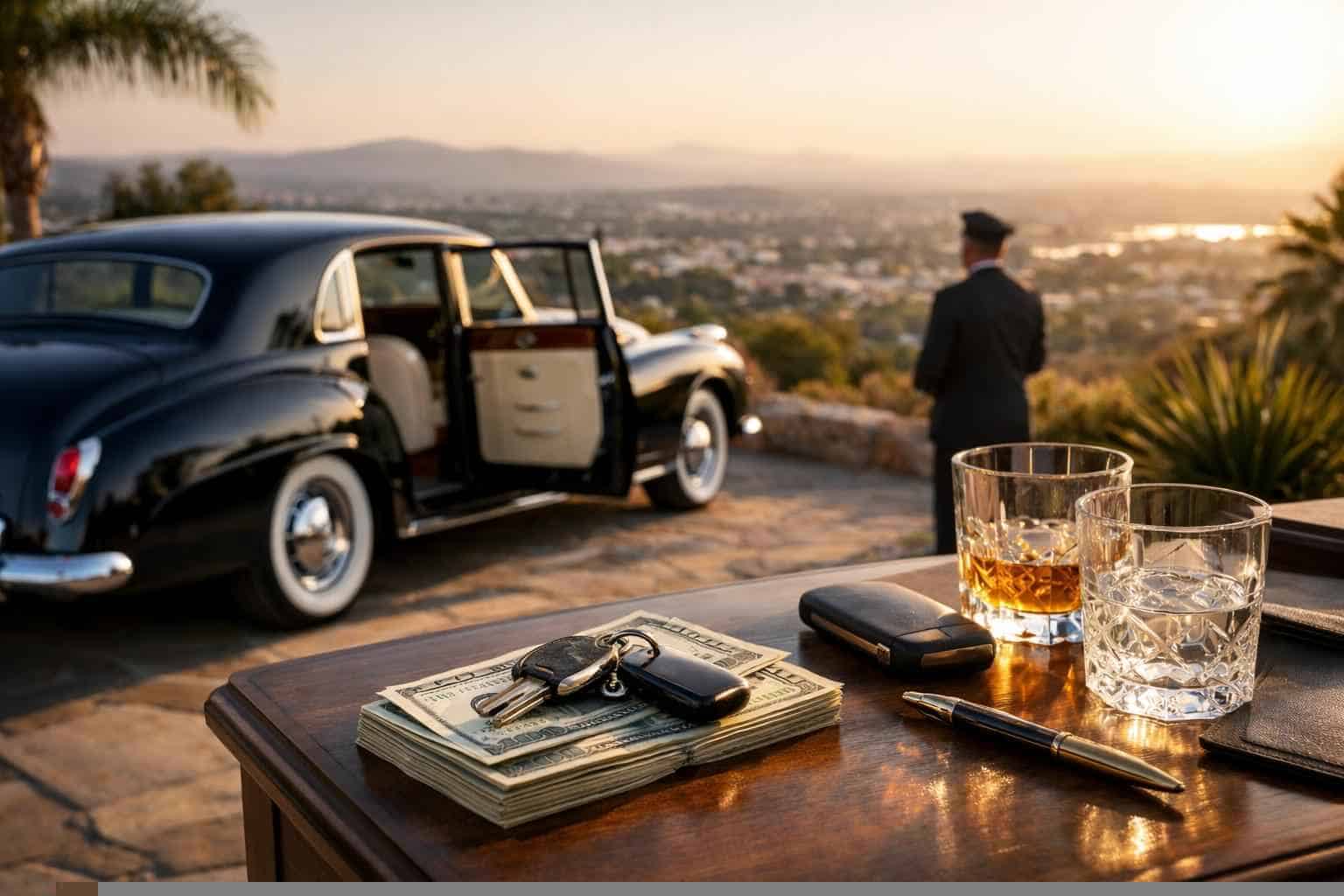 Classic Car Chauffeur Service Prices in Vista CA