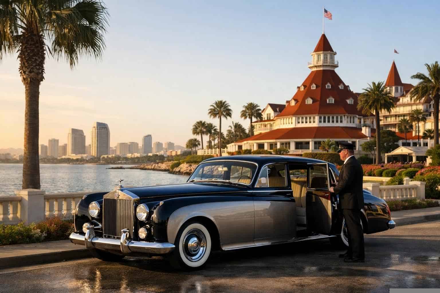 Classic Car Chauffeur Services in Coronado
